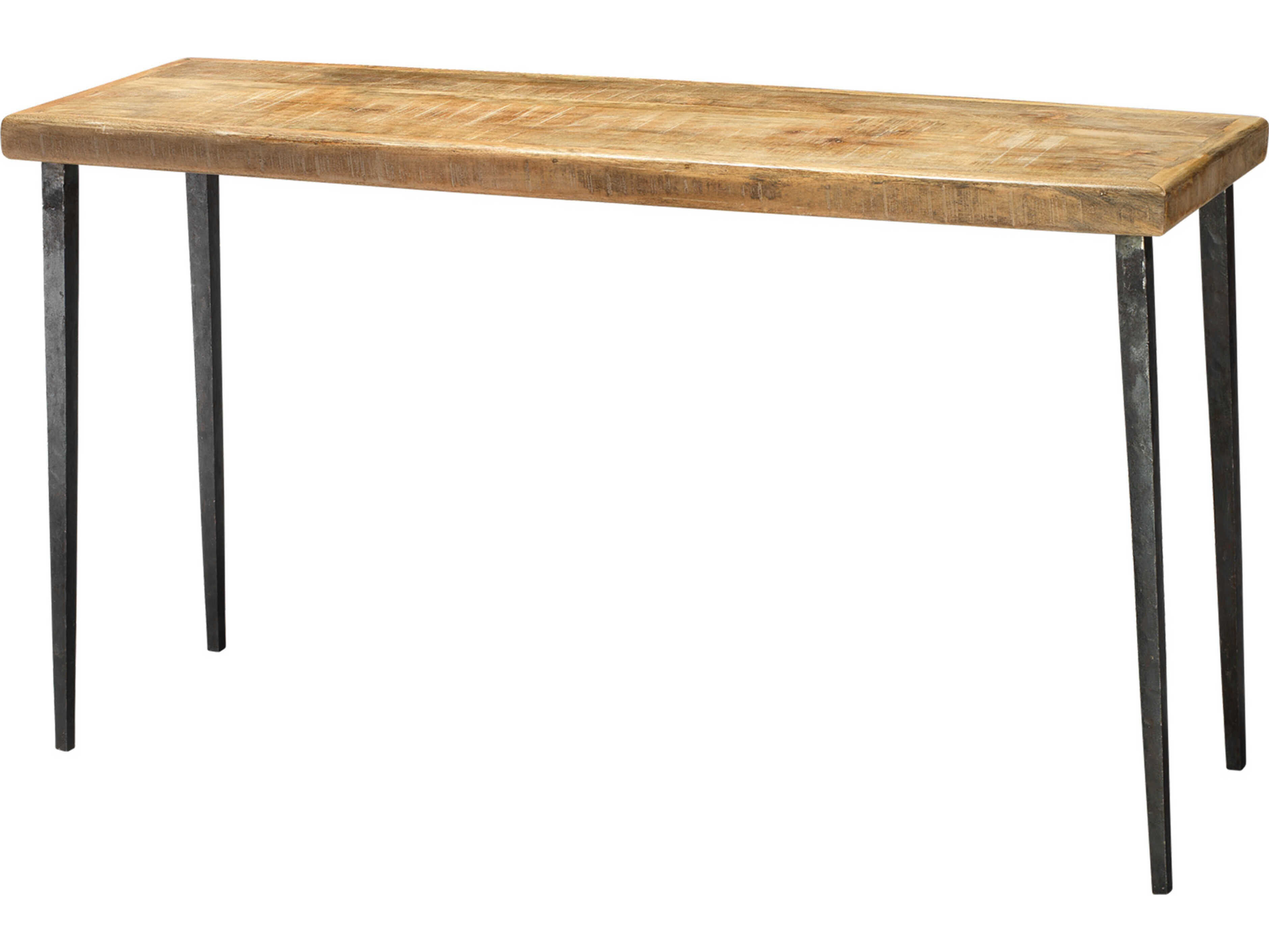 Jamie Young Farmhouse Rectangular Natural Wood Console Table