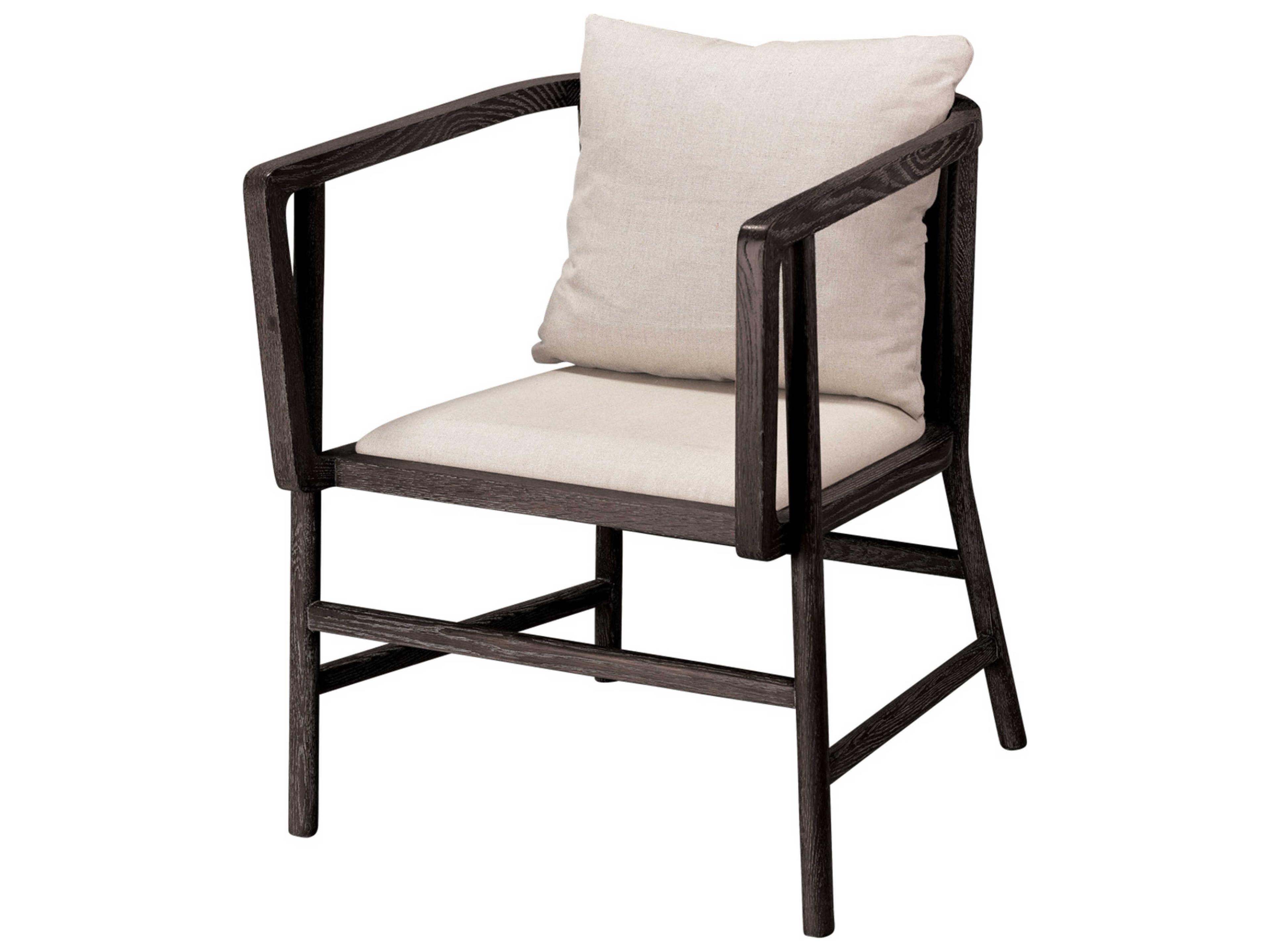 Jamie Young Grayson Brown Fabric Accent Chair