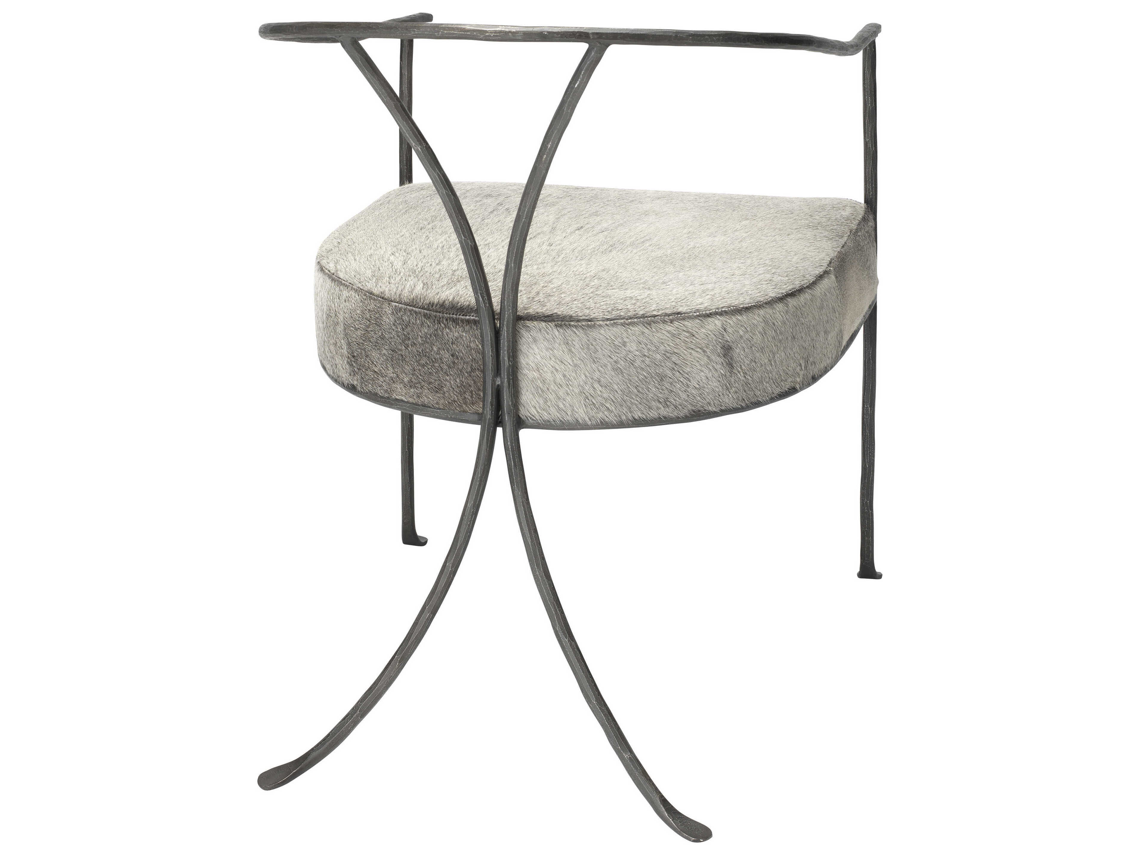 Jamie Young Kai Black Leather Accent Chair