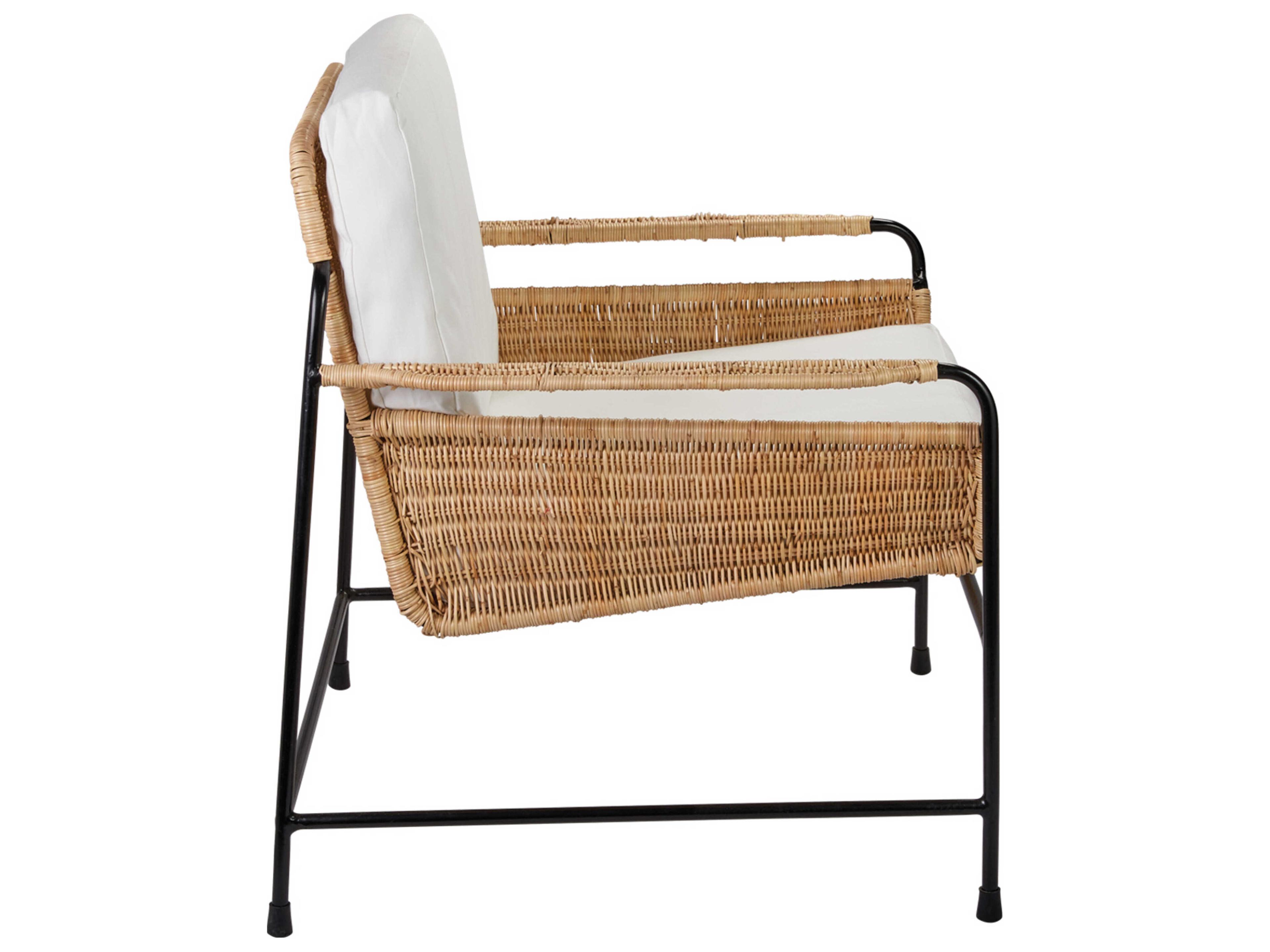 Jamie Young Brown Fabric Accent Chair