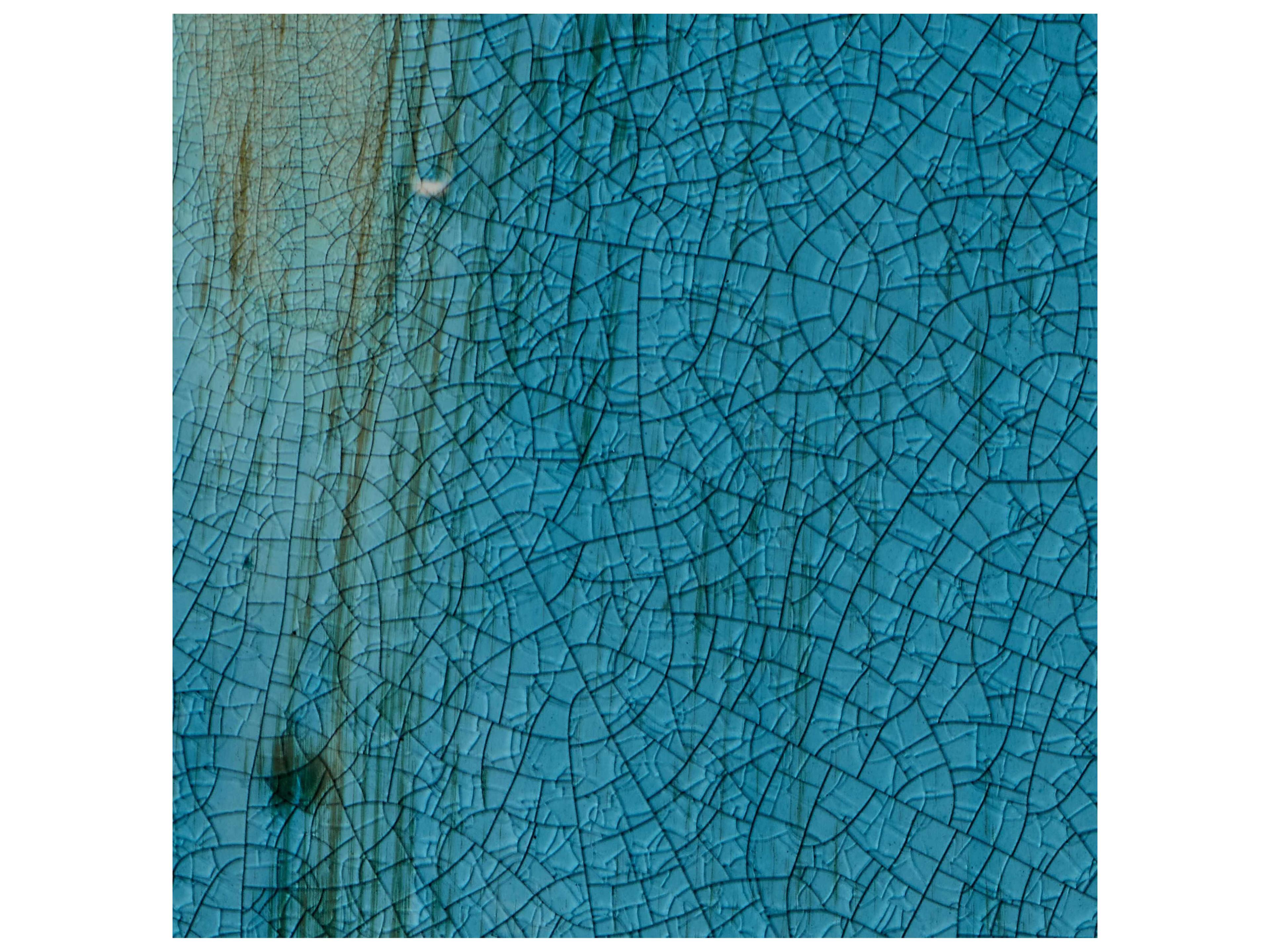 Jamie Young Porto Hexagon Azure Ceramic End Table