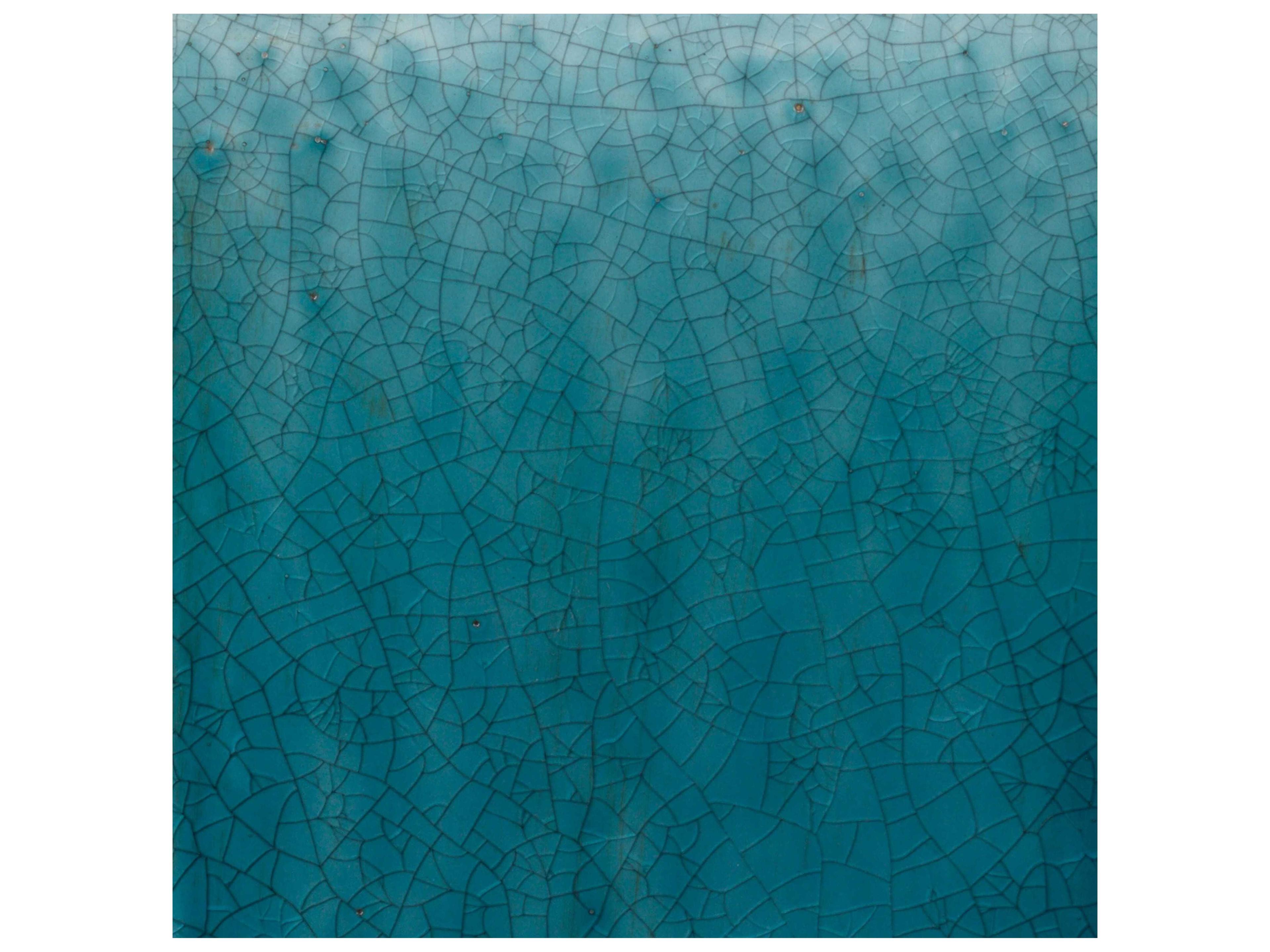 Jamie Young Porto Hexagon Azure Ceramic End Table