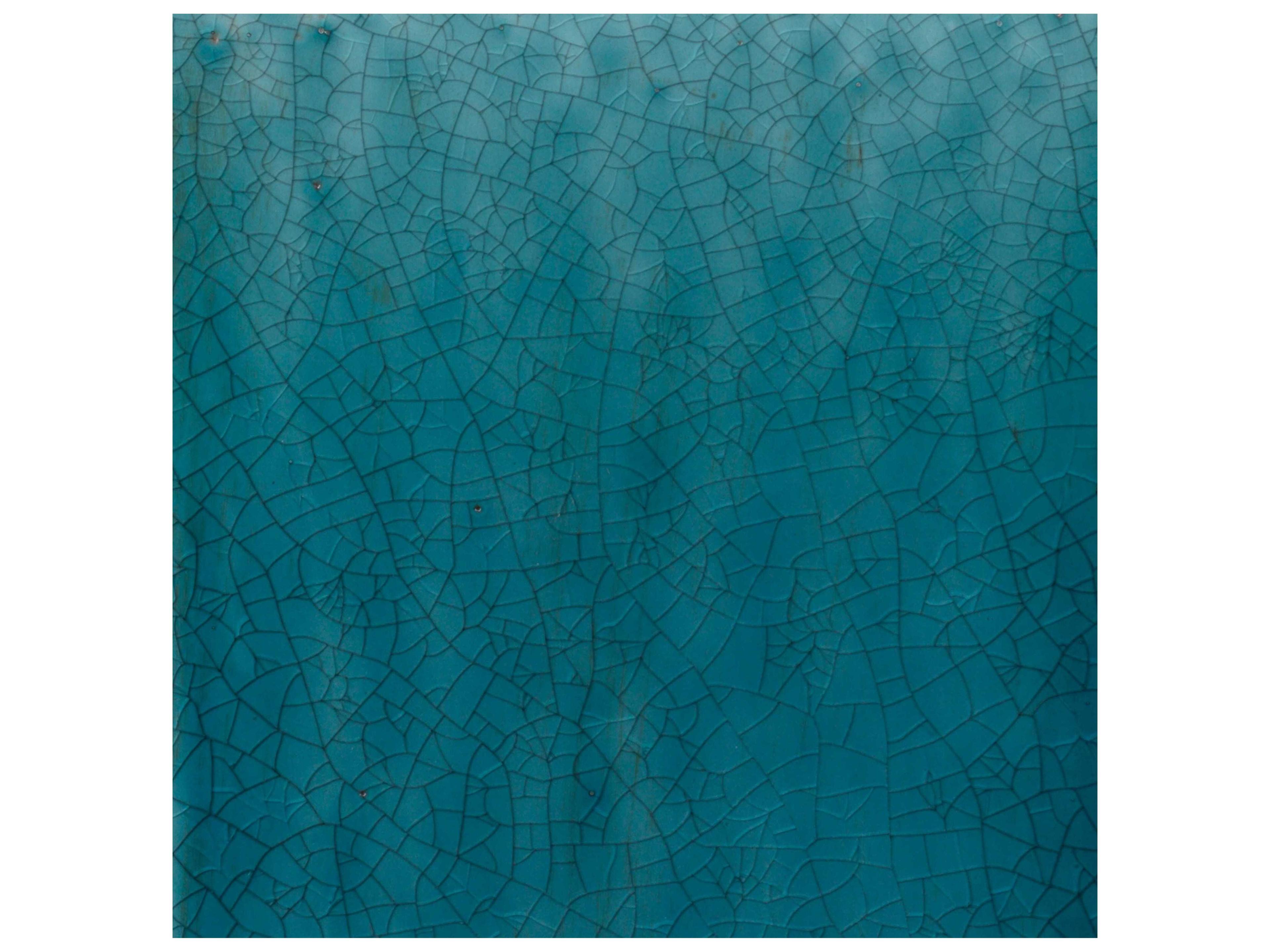 Jamie Young Porto Hexagon Azure Ceramic End Table