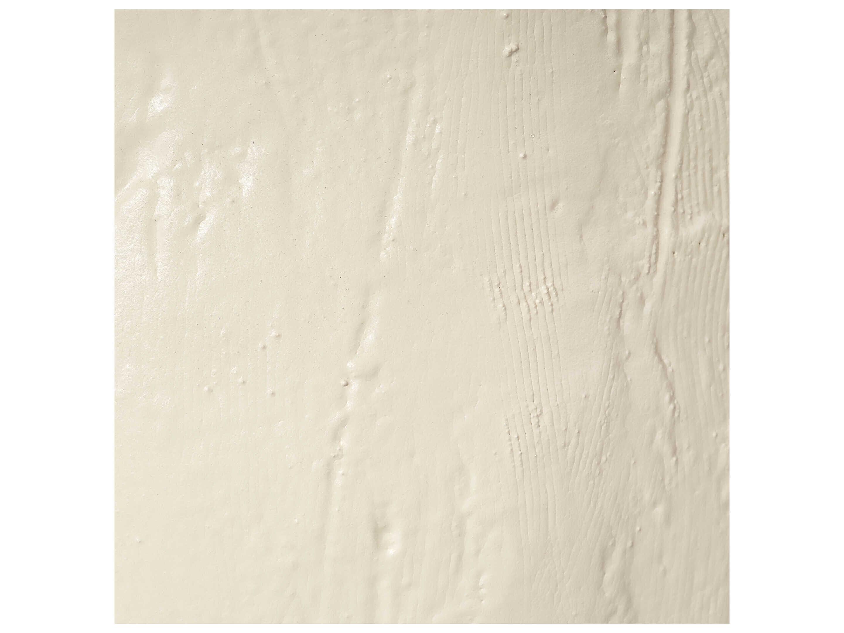 Jamie Young Sculpt Fiberglass Cream White Side Table