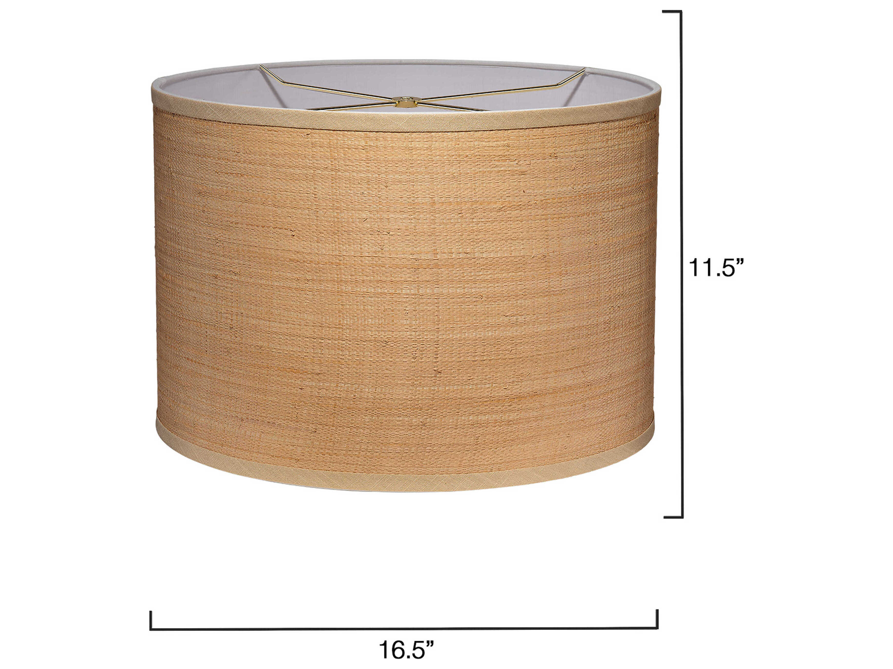 Jamie Young Drum Raffia Shade