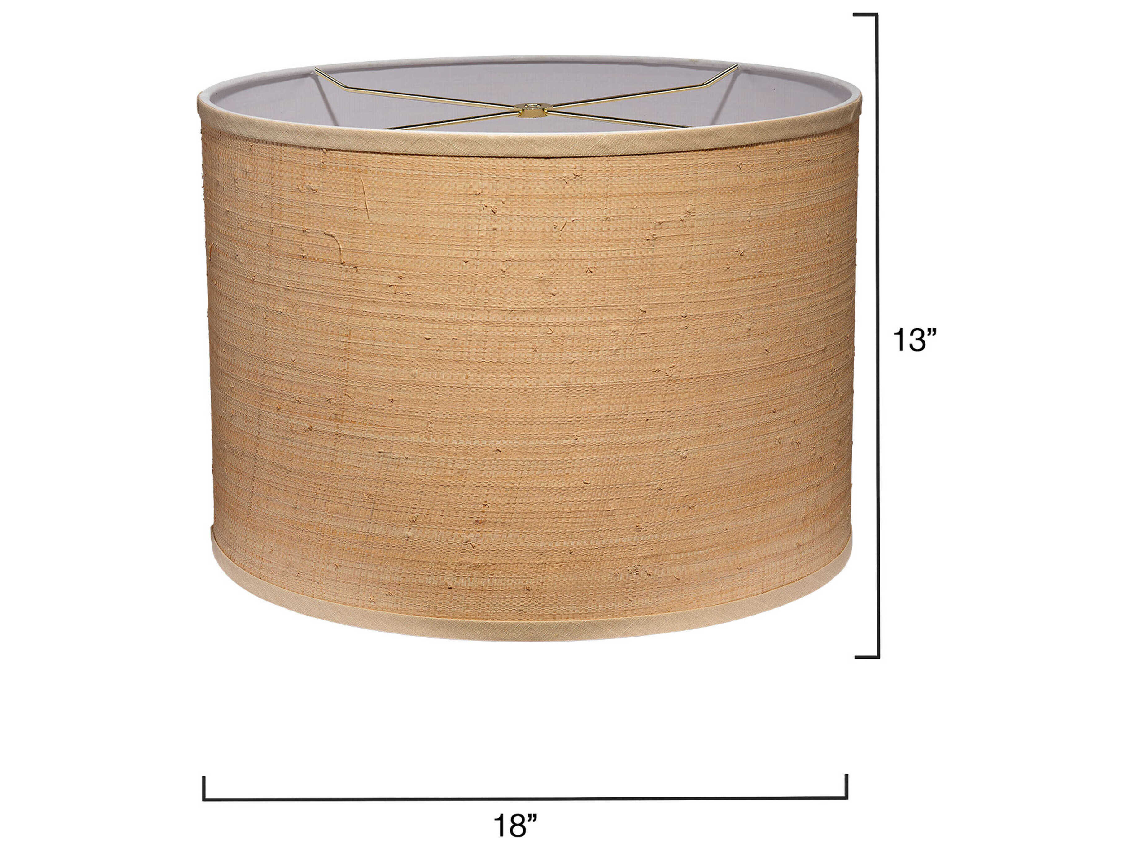 Jamie Young Drum Raffia Shade