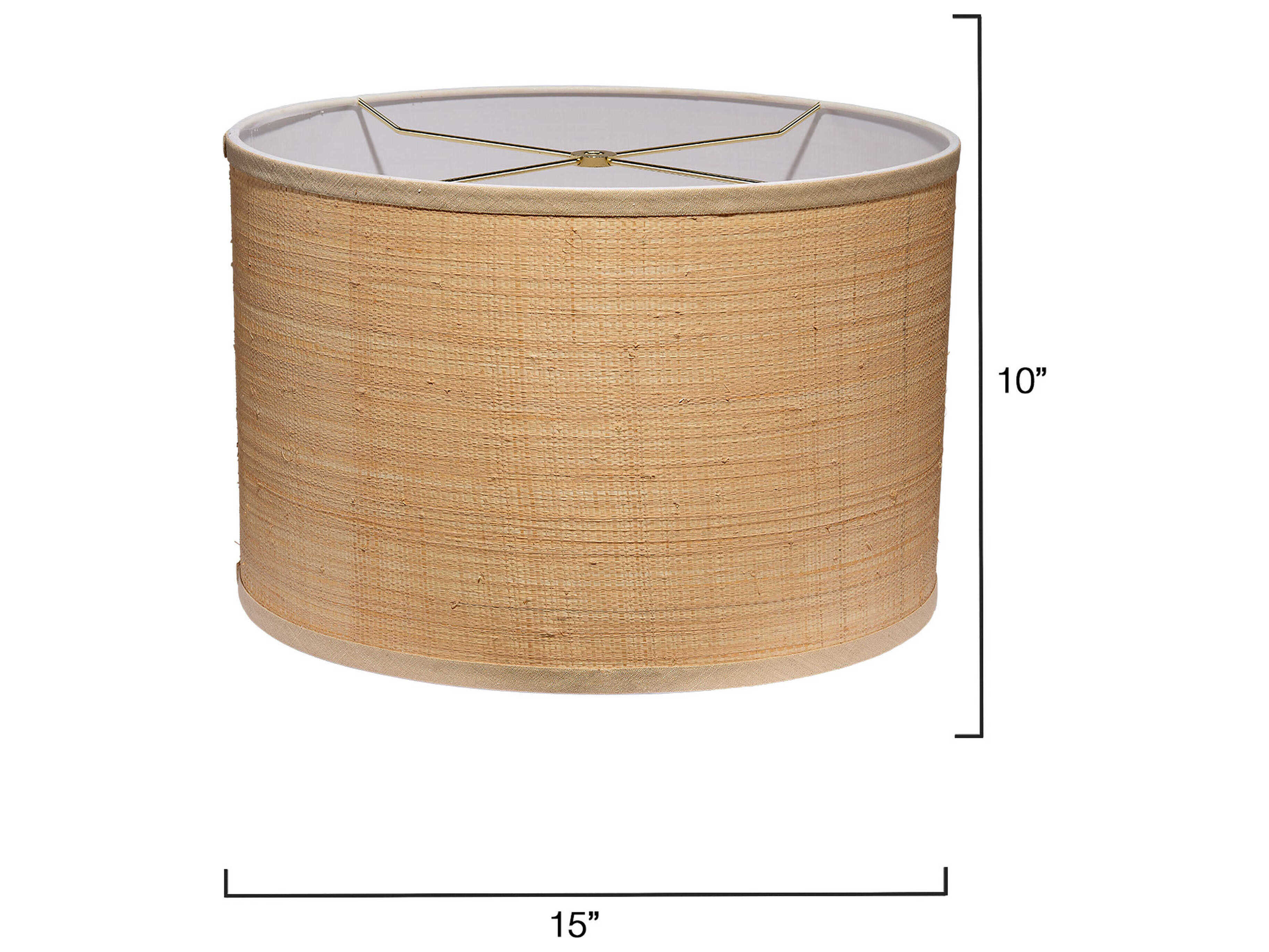 Jamie Young Drum Raffia Shade