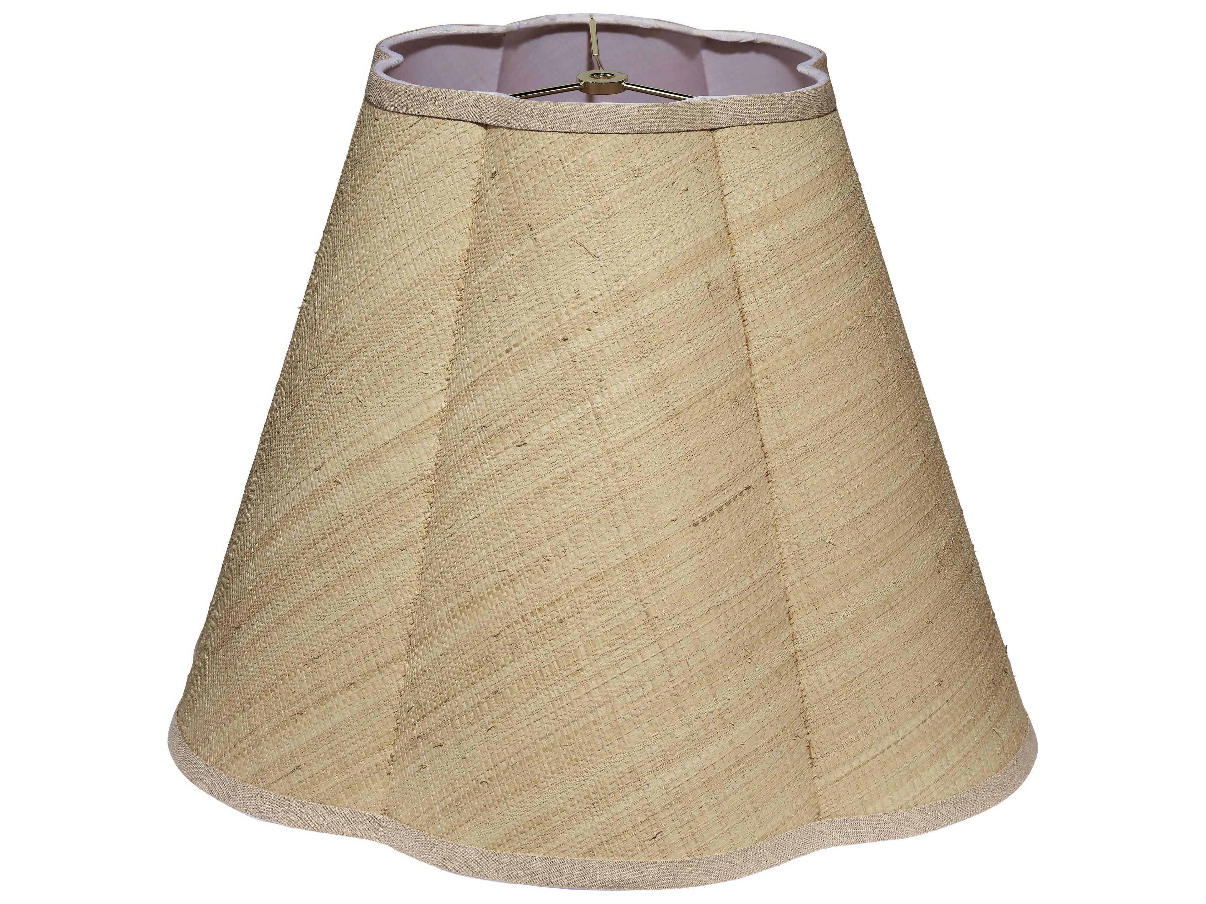 Jamie Young Scalloped Raffia Lamp Shade