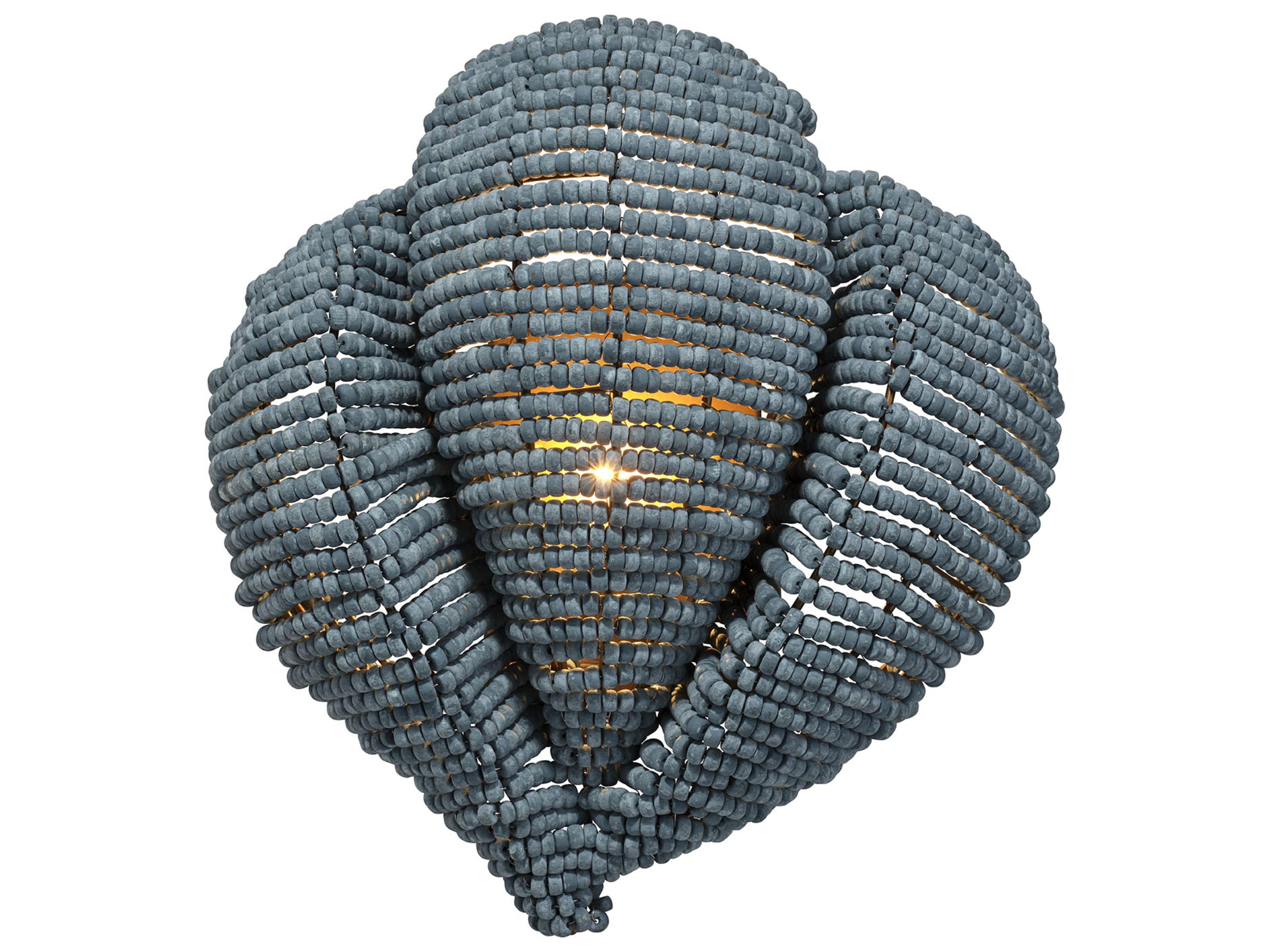 Jamie Young Anguilla 1-Light Blue Wall Sconce