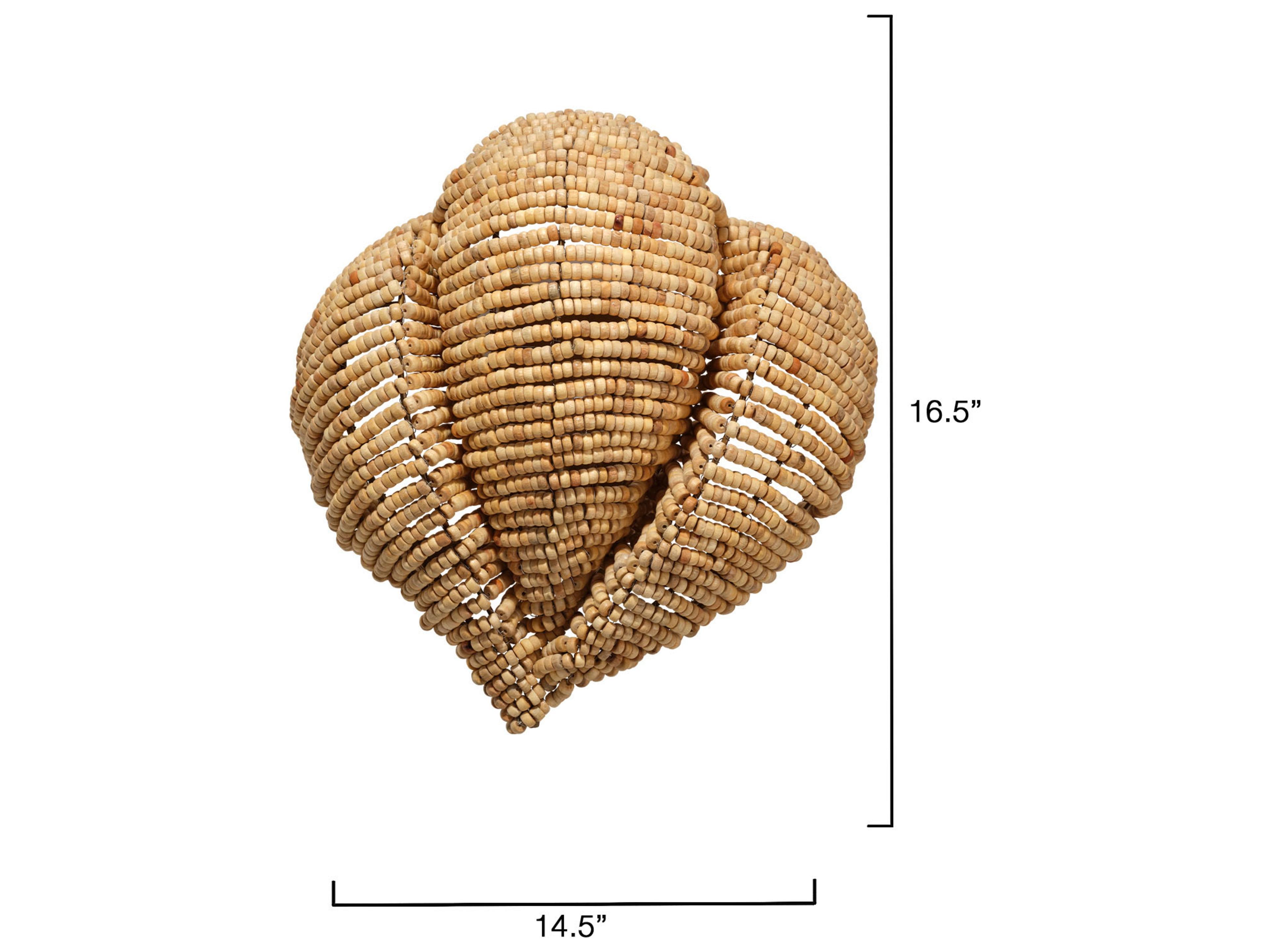 Jamie Young Anguilla 1-Light Brown Wall Sconce