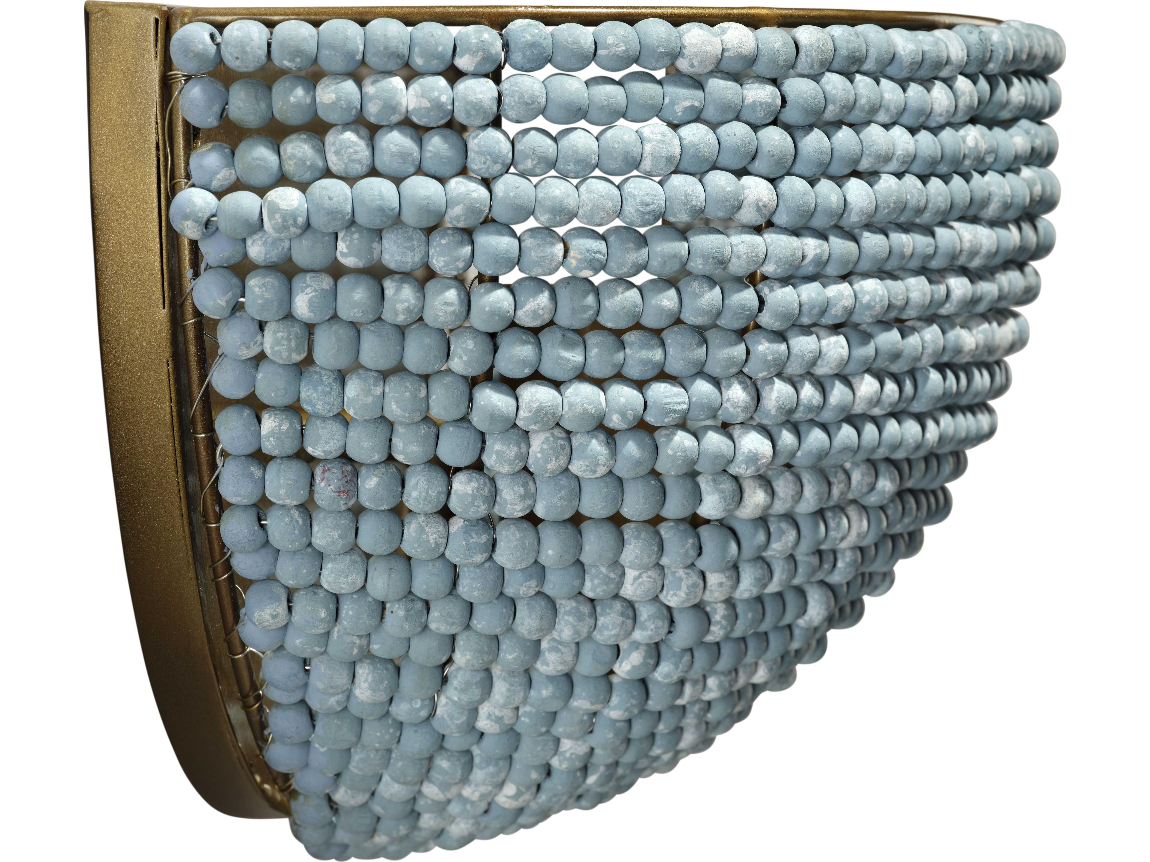 Jamie Young Barnacle 1-Light Blue Wall Sconce