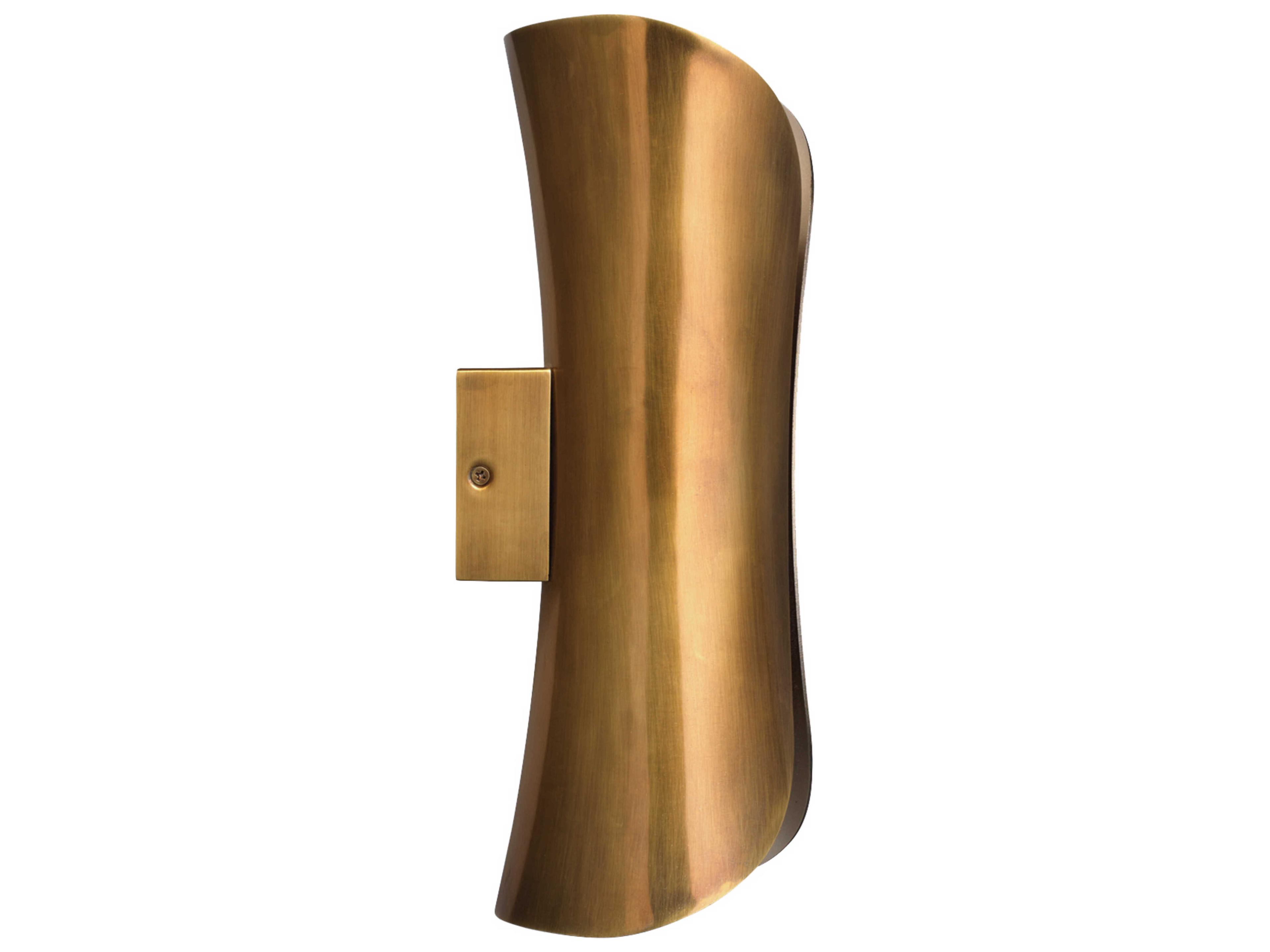 Jamie Young 2-Light Antique Brass Silver Wall Sconce