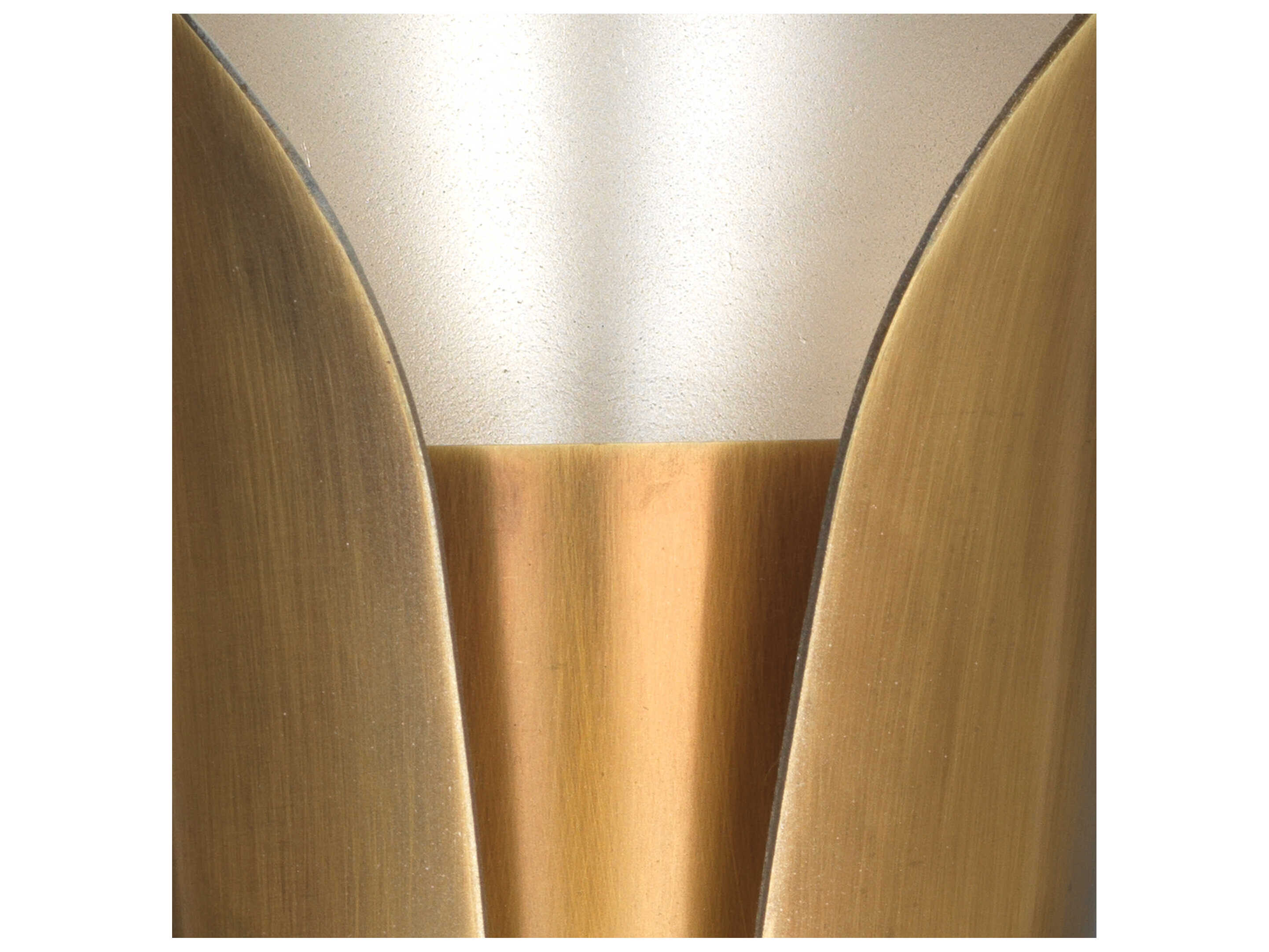 Jamie Young 2-Light Antique Brass Silver Wall Sconce