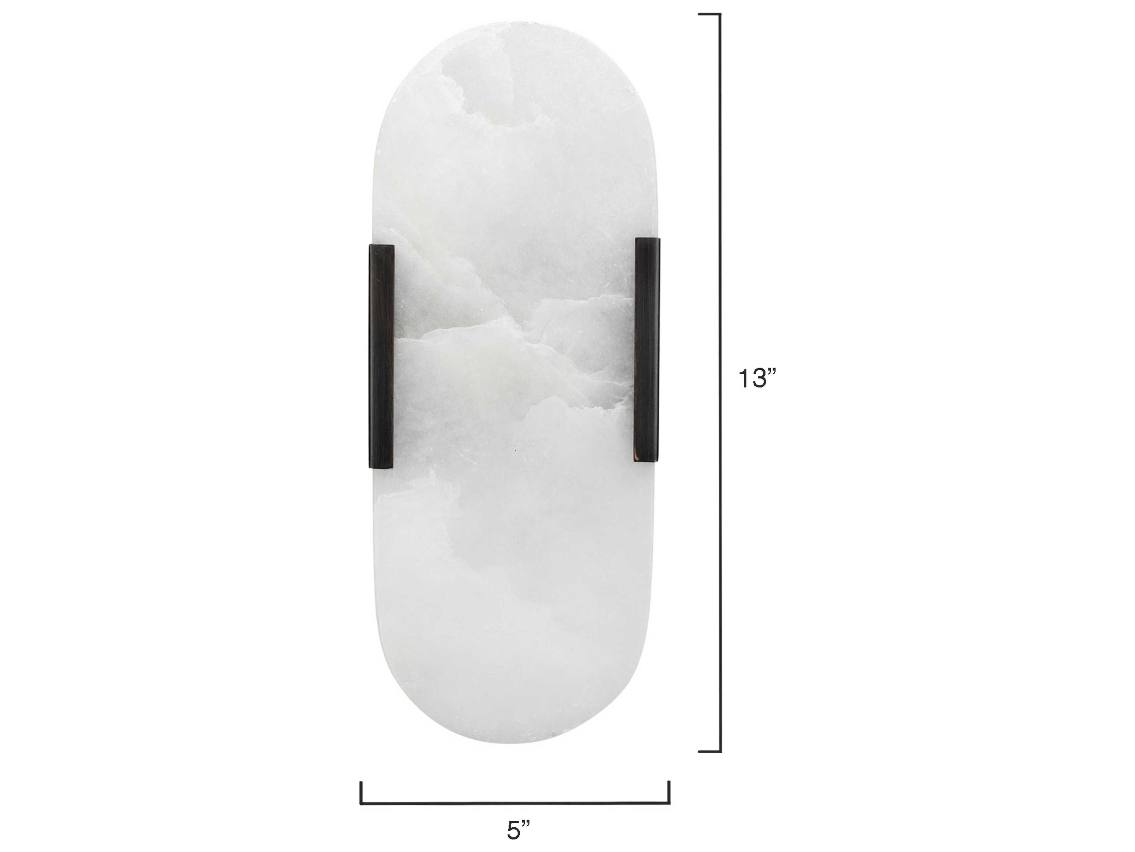 Jamie Young Delphi 2-Light Bronze Wall Sconce