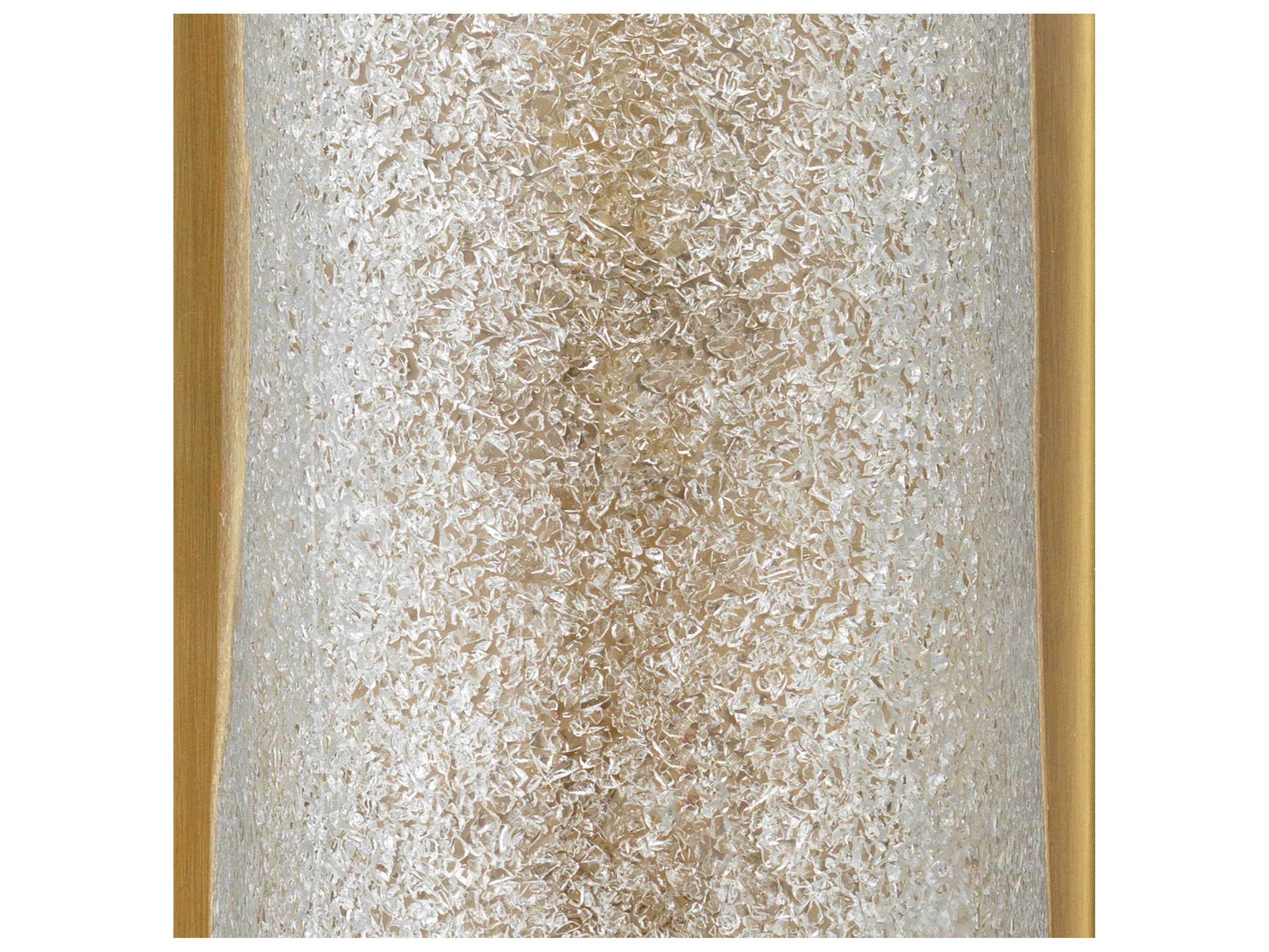 Jamie Young Moet 2-Light Antique Brass Glass Wall Sconce