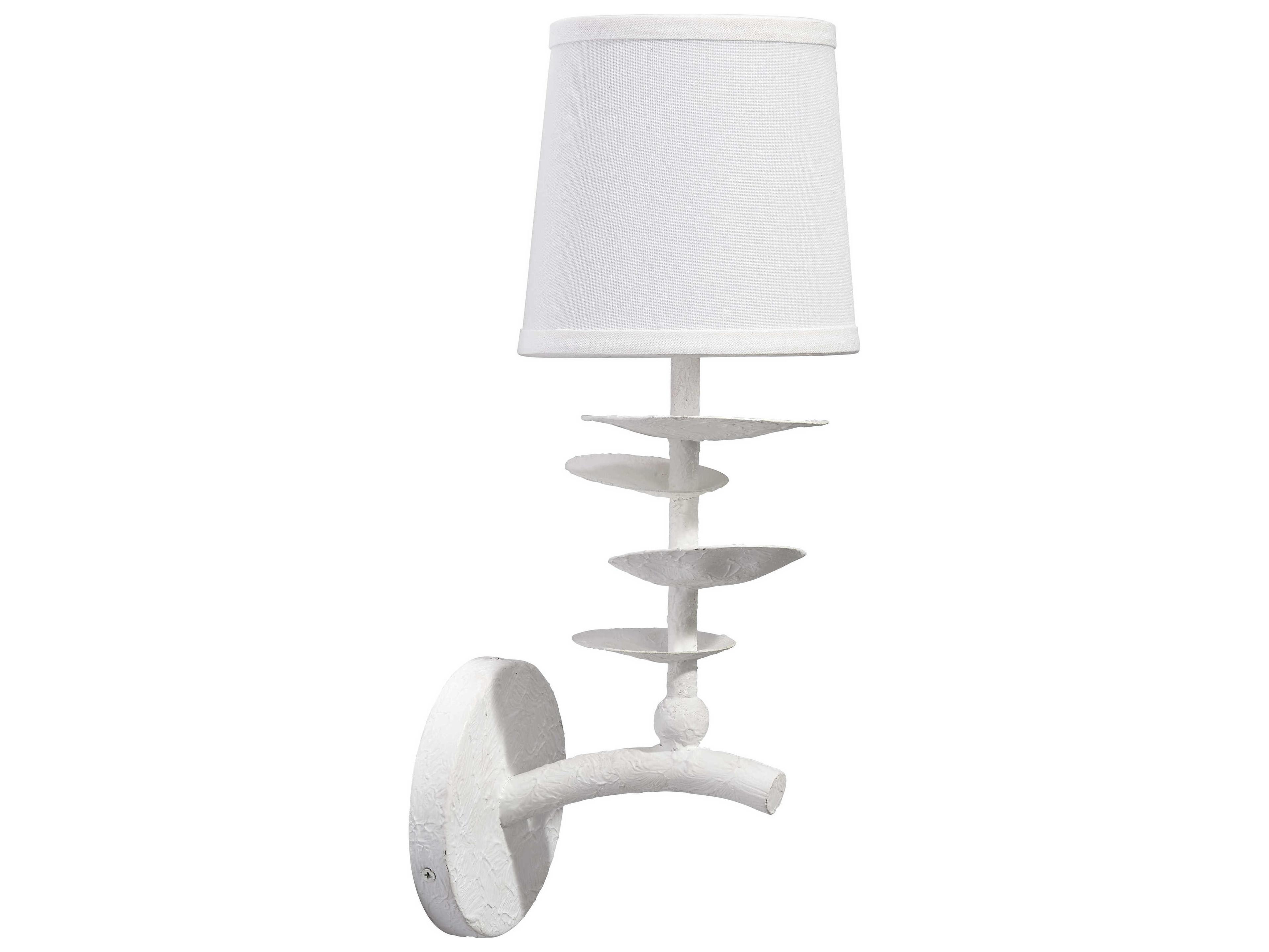 Jamie Young Petal 1-Light White Wall Sconce