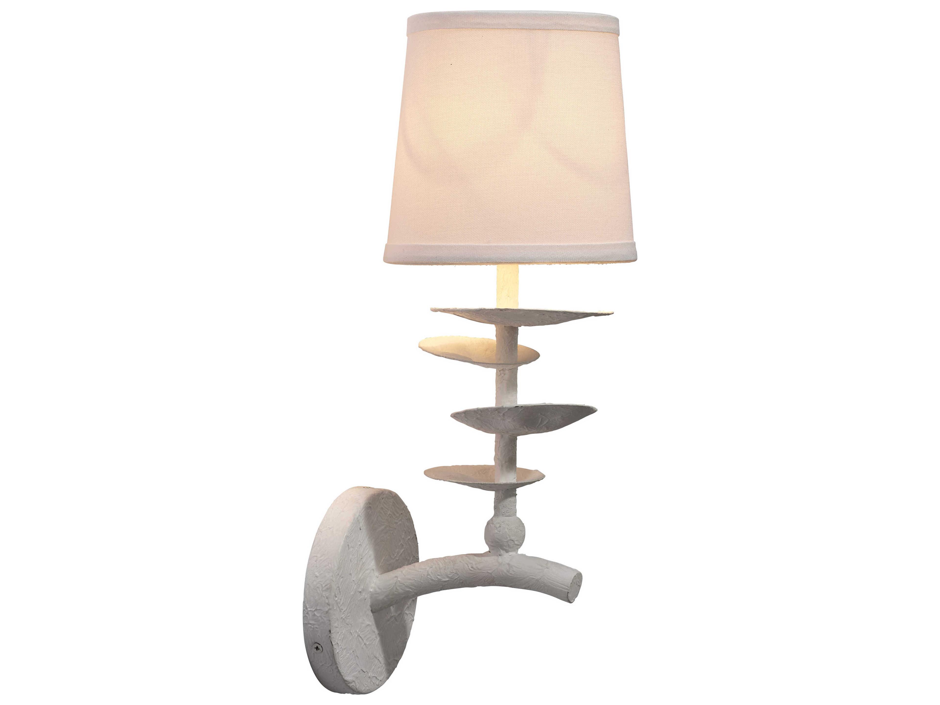 Jamie Young Petal 1-Light White Wall Sconce