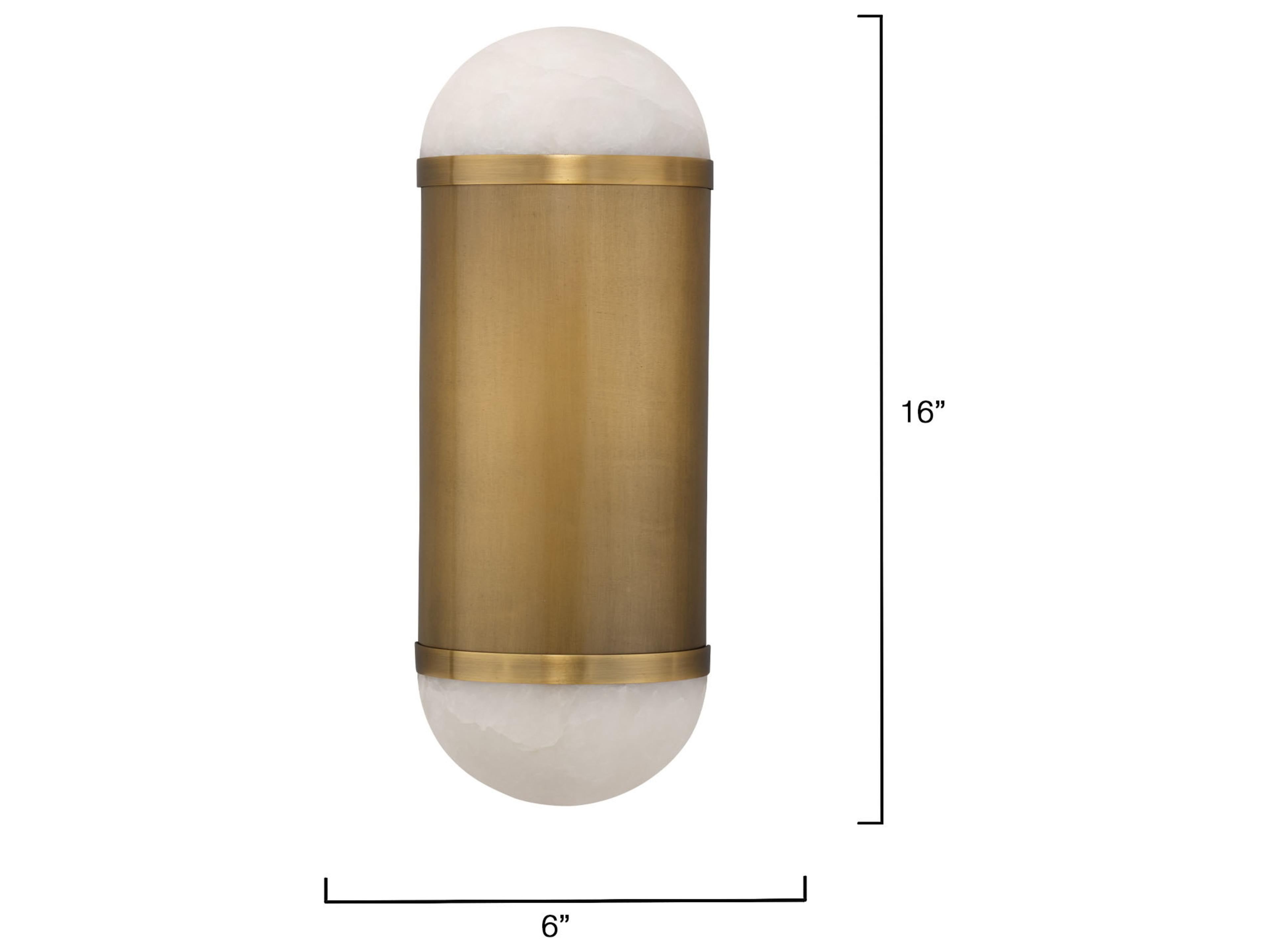 Jamie Young Remedy 2-Light Brass Wall Sconce