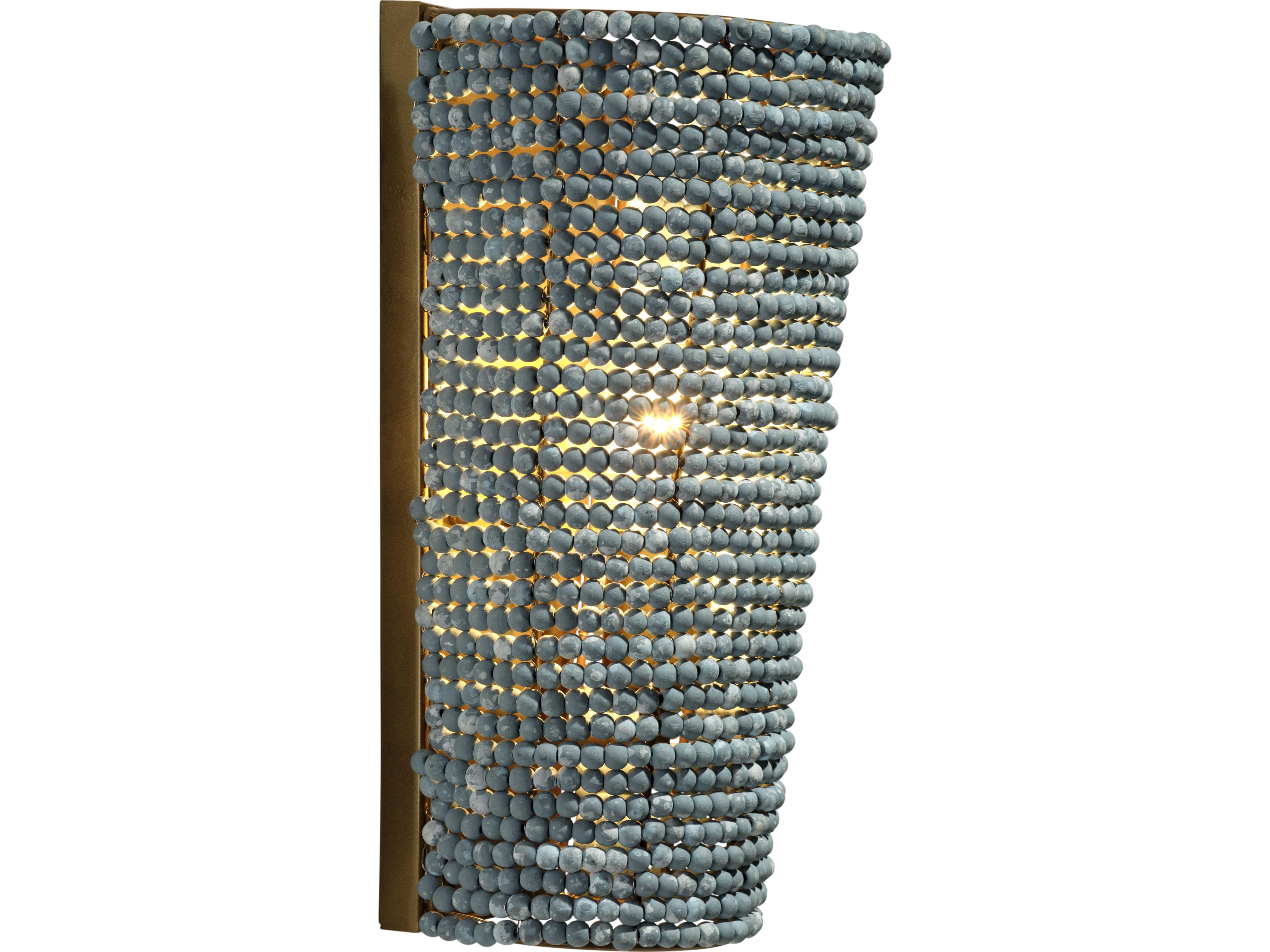 Jamie Young 1-Light Blue Wall Sconce