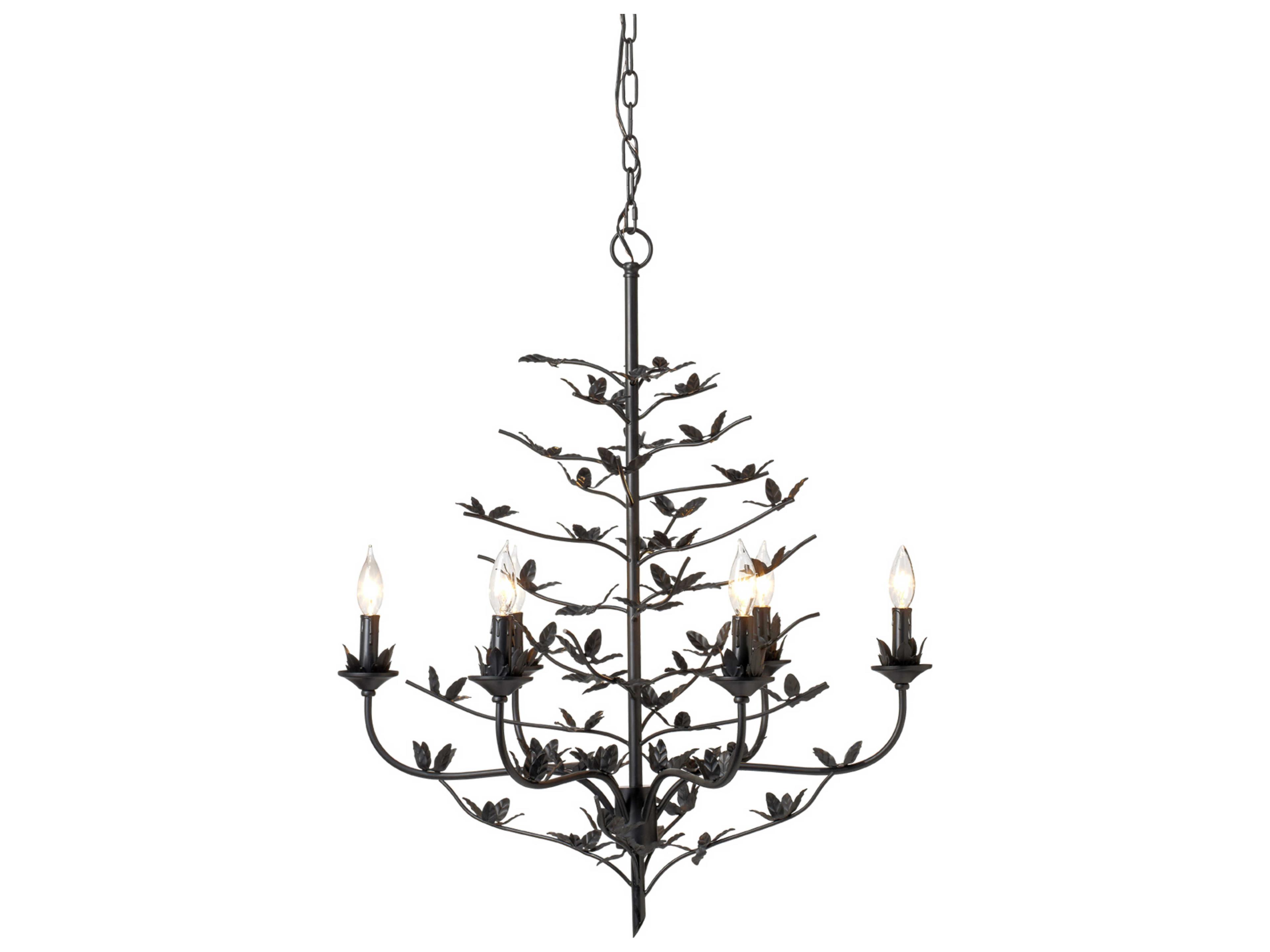 Jamie Young 12-Light Black Candelabra Chandelier