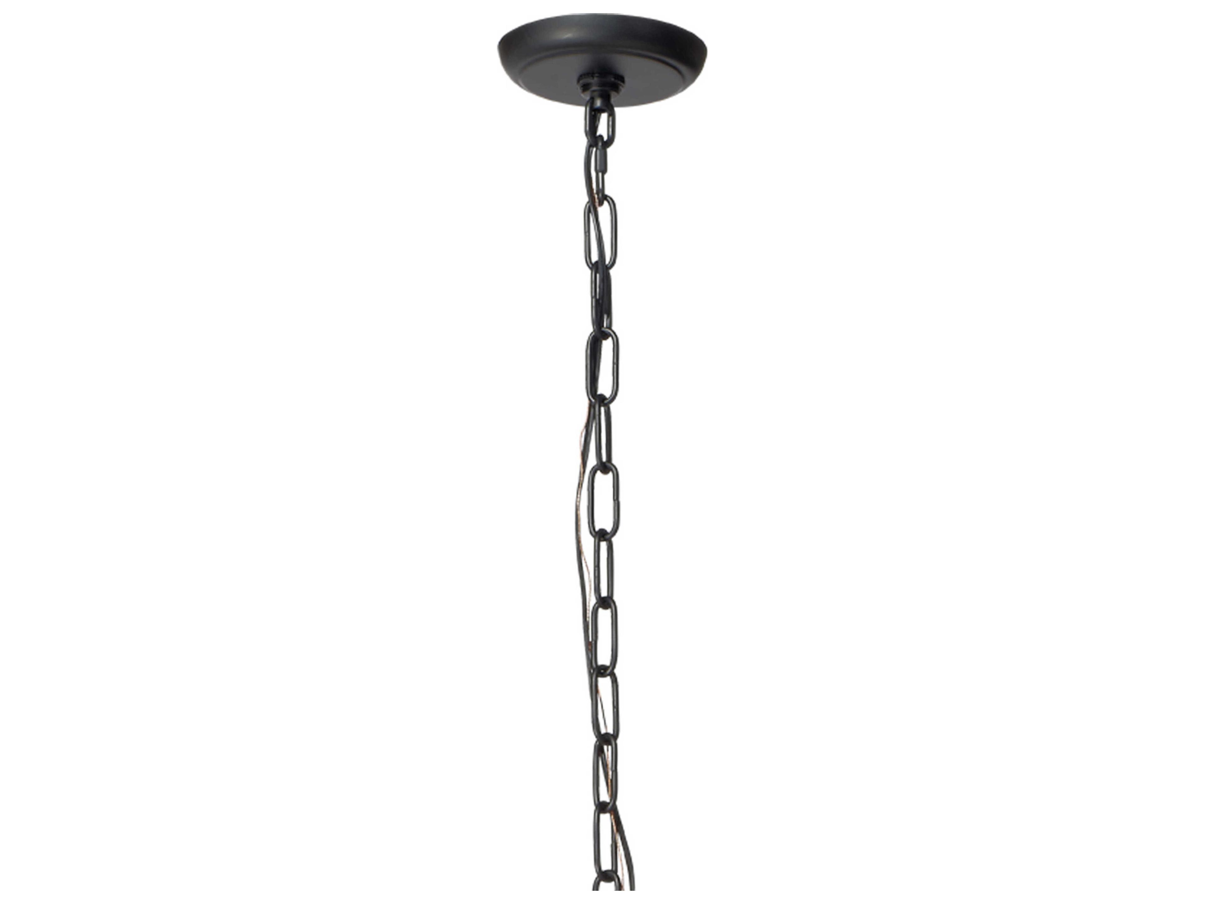 Jamie Young 12-Light Black Candelabra Chandelier