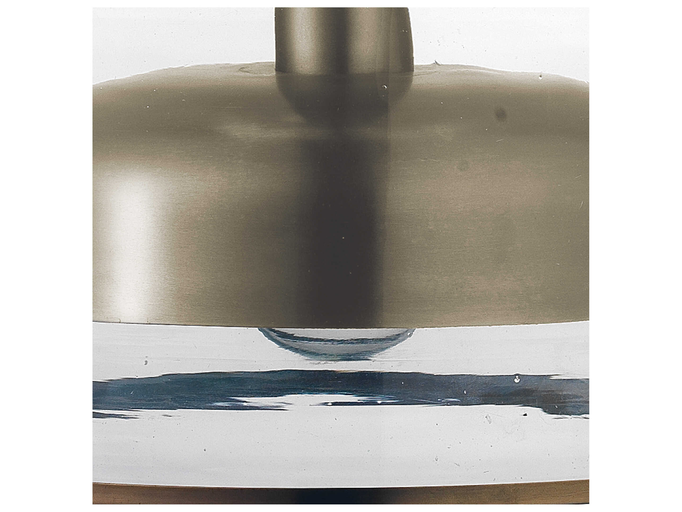 Jamie Young Clyde 1-Light Gun Metal Gunmetal Glass Geometric Pendant