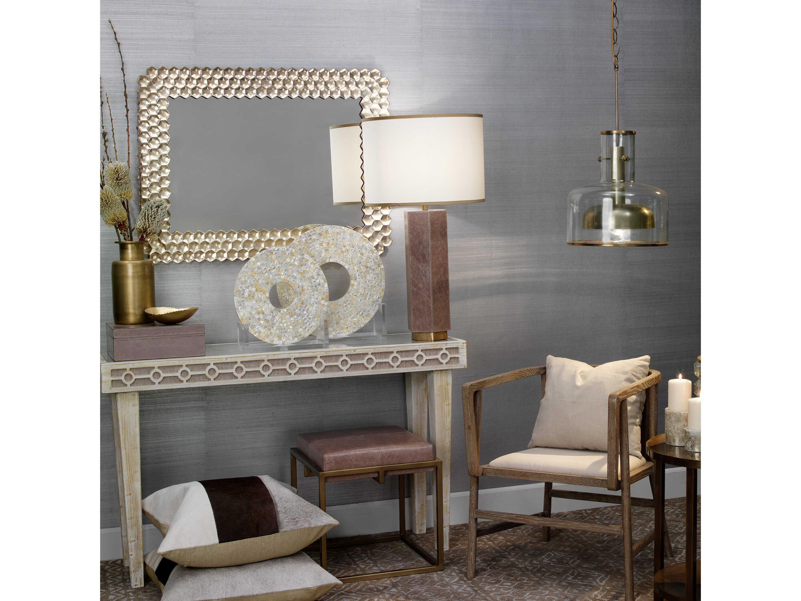 Jamie Young Clyde 1-Light Gun Metal Gunmetal Glass Geometric Pendant