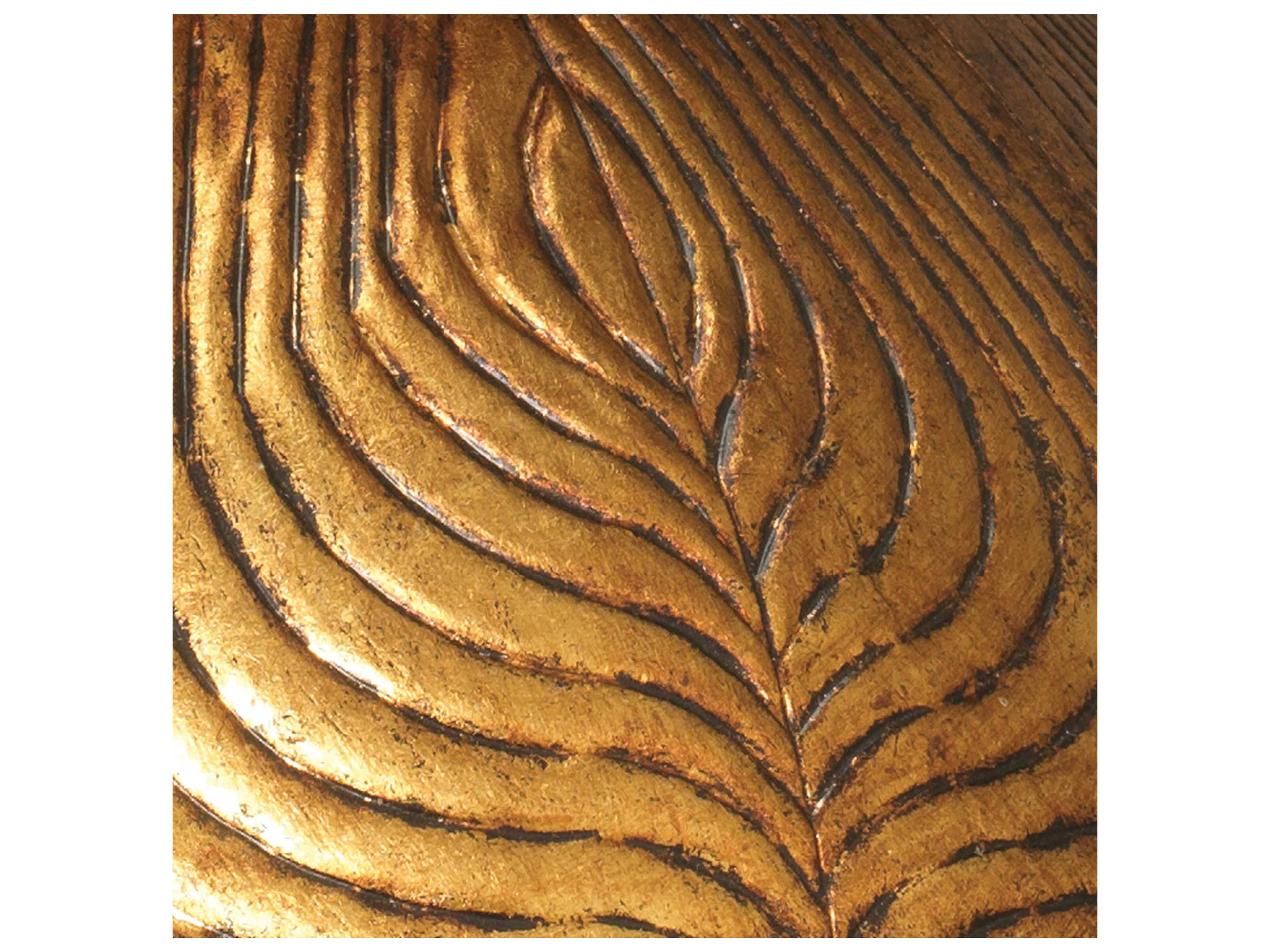 Jamie Young Flowering Lotus 1-Light Antique Gold Geometric Pendant