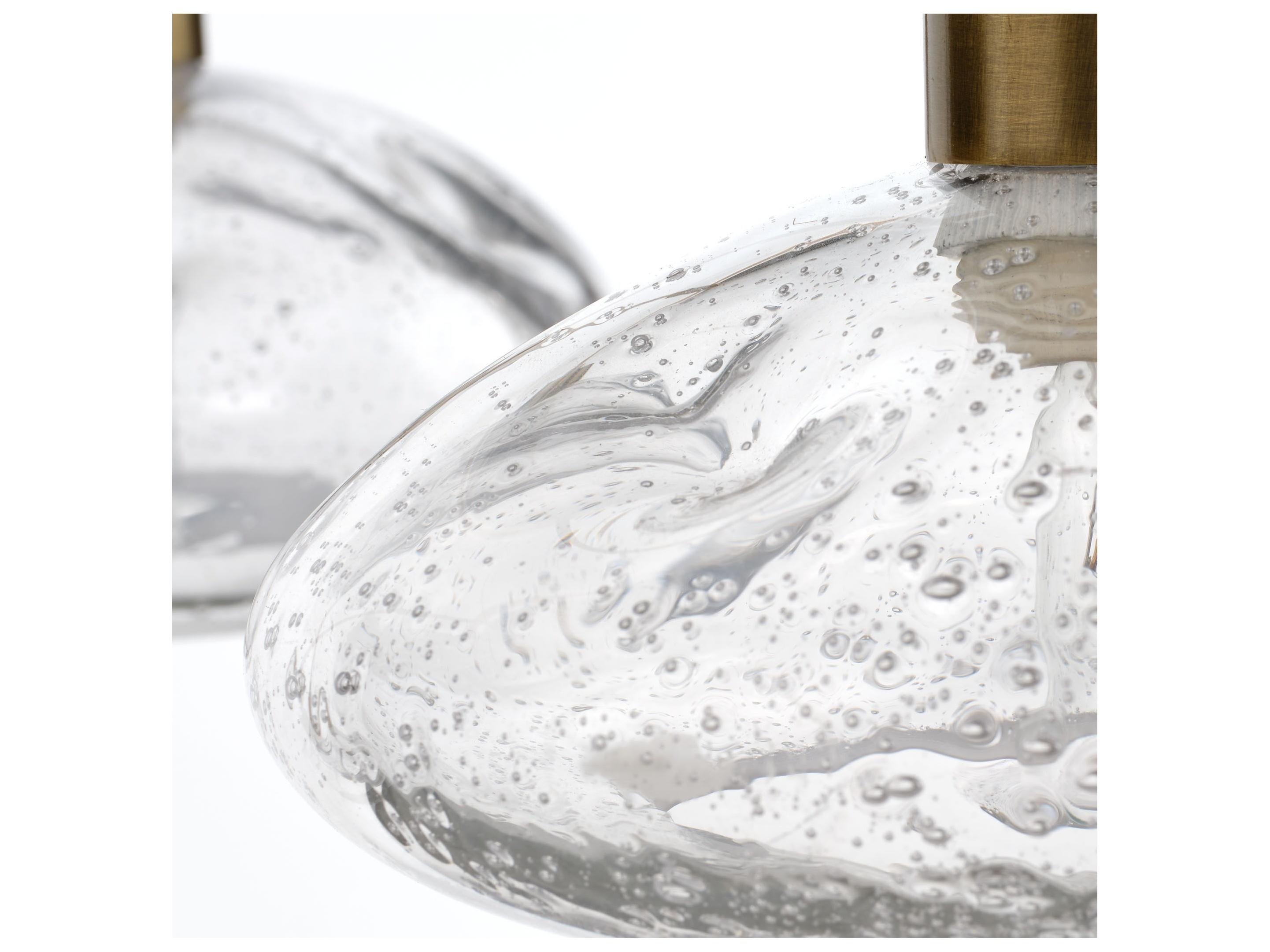 Jamie Young Reservoir 9-Light Brass Linear Chandelier