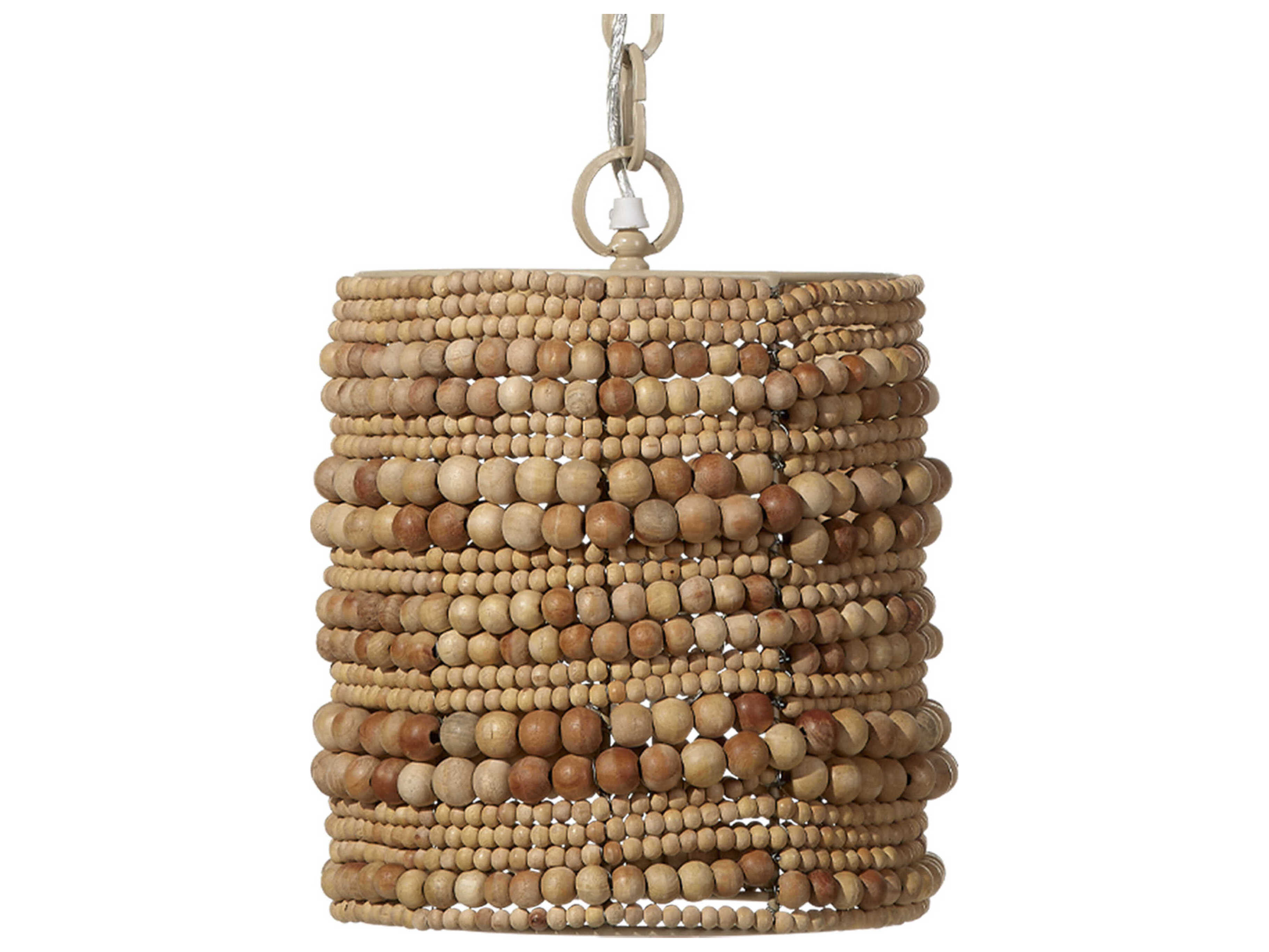 Jamie Young Strand 1-Light Natural Brown Mini Pendant