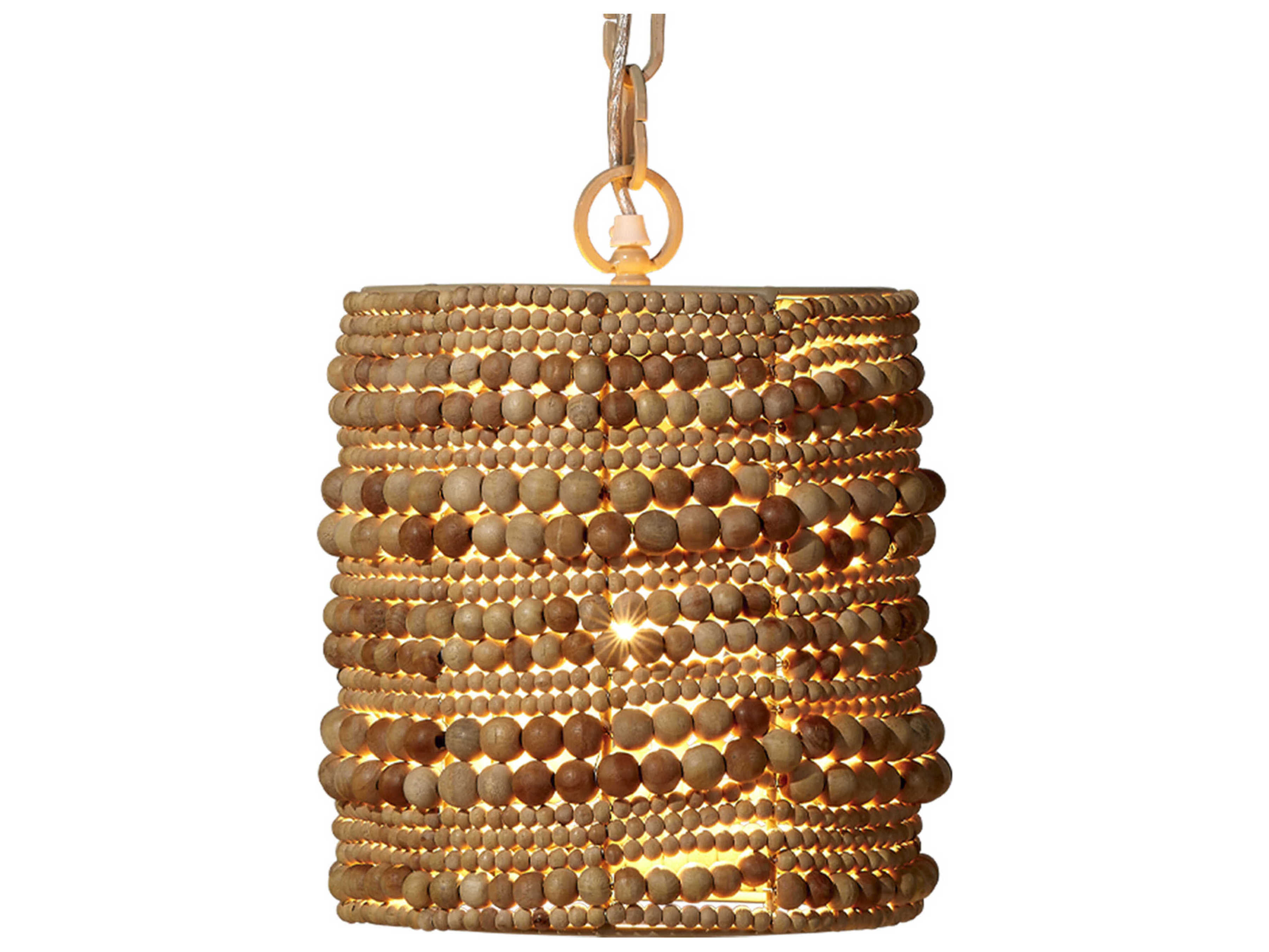 Jamie Young Strand 1-Light Natural Brown Mini Pendant