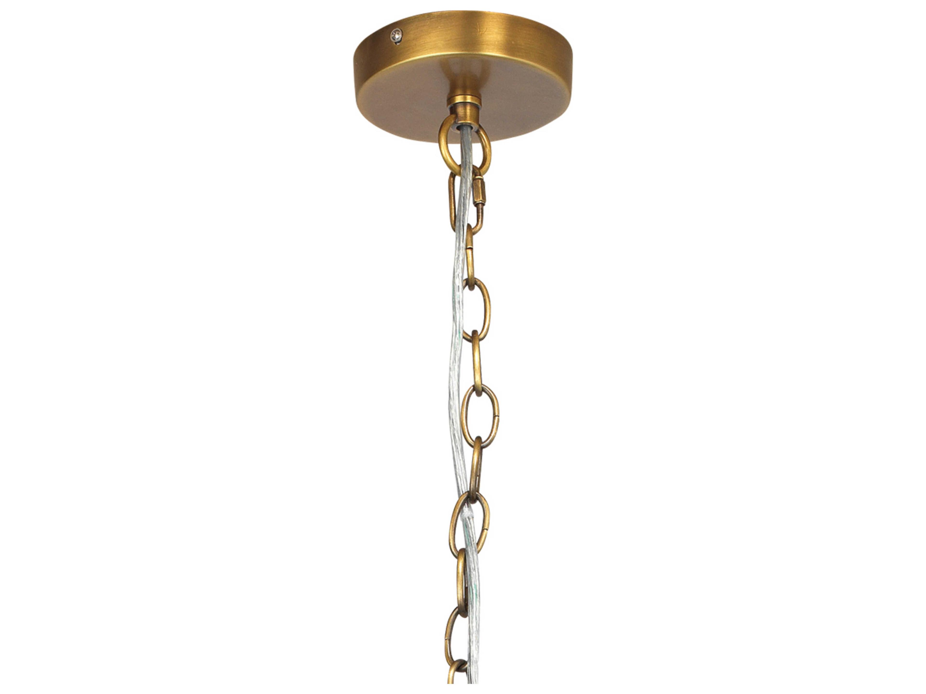 Jamie Young 2-Light Natural Brown Drum Pendant