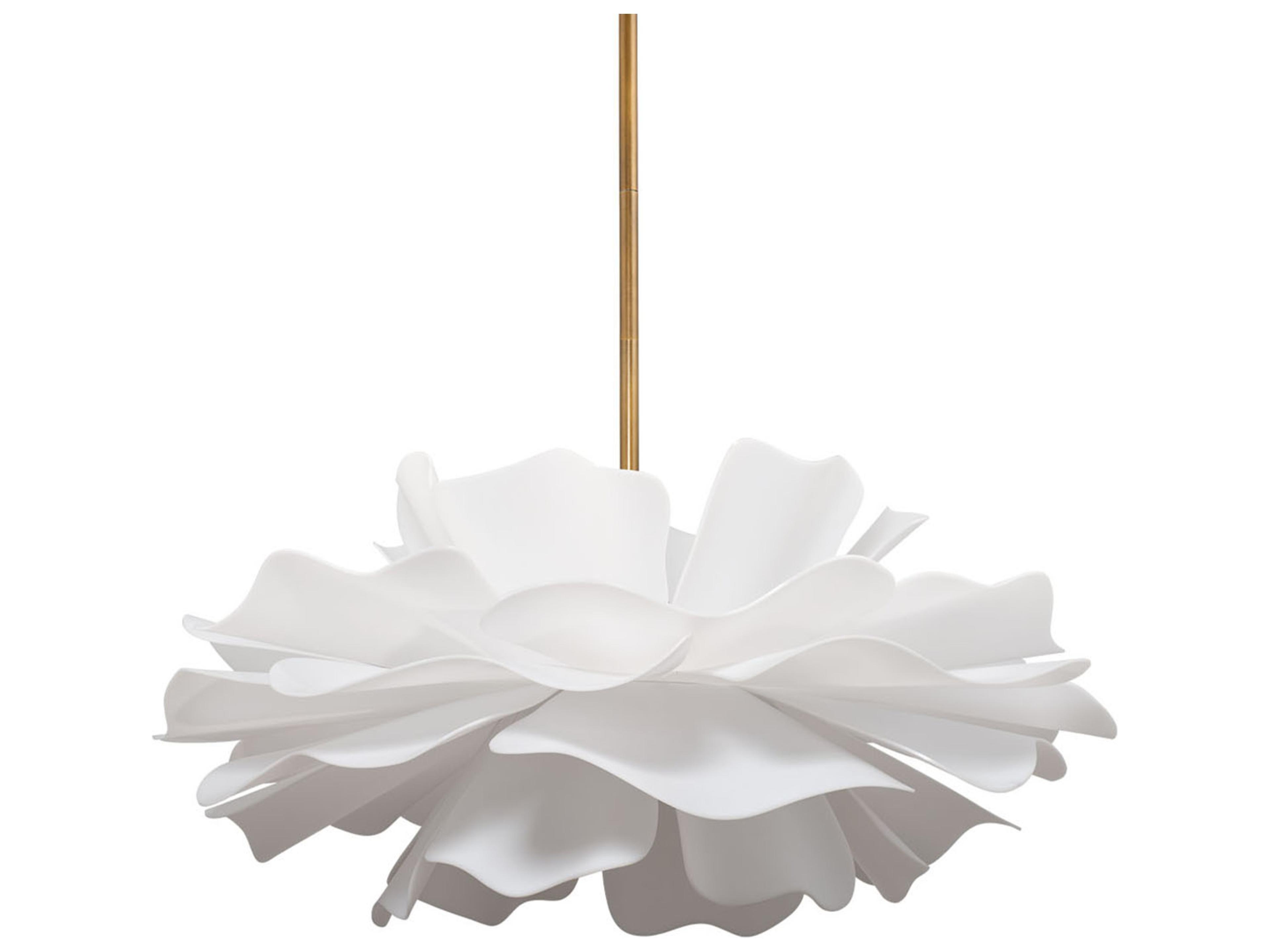 Jamie Young Zinnia 4-Light Brass Chandelier