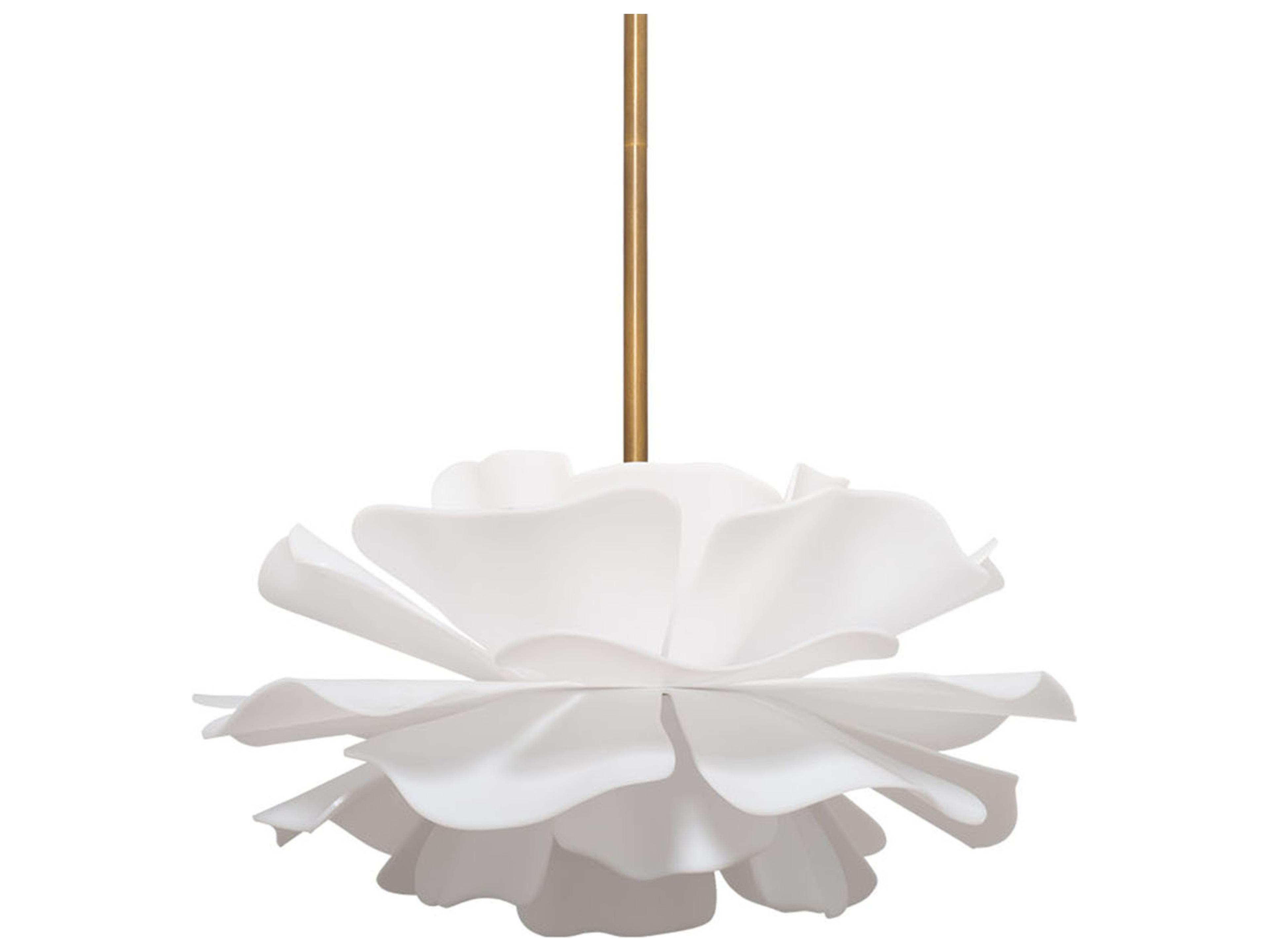 Jamie Young Zinnia 4-Light Brass Chandelier