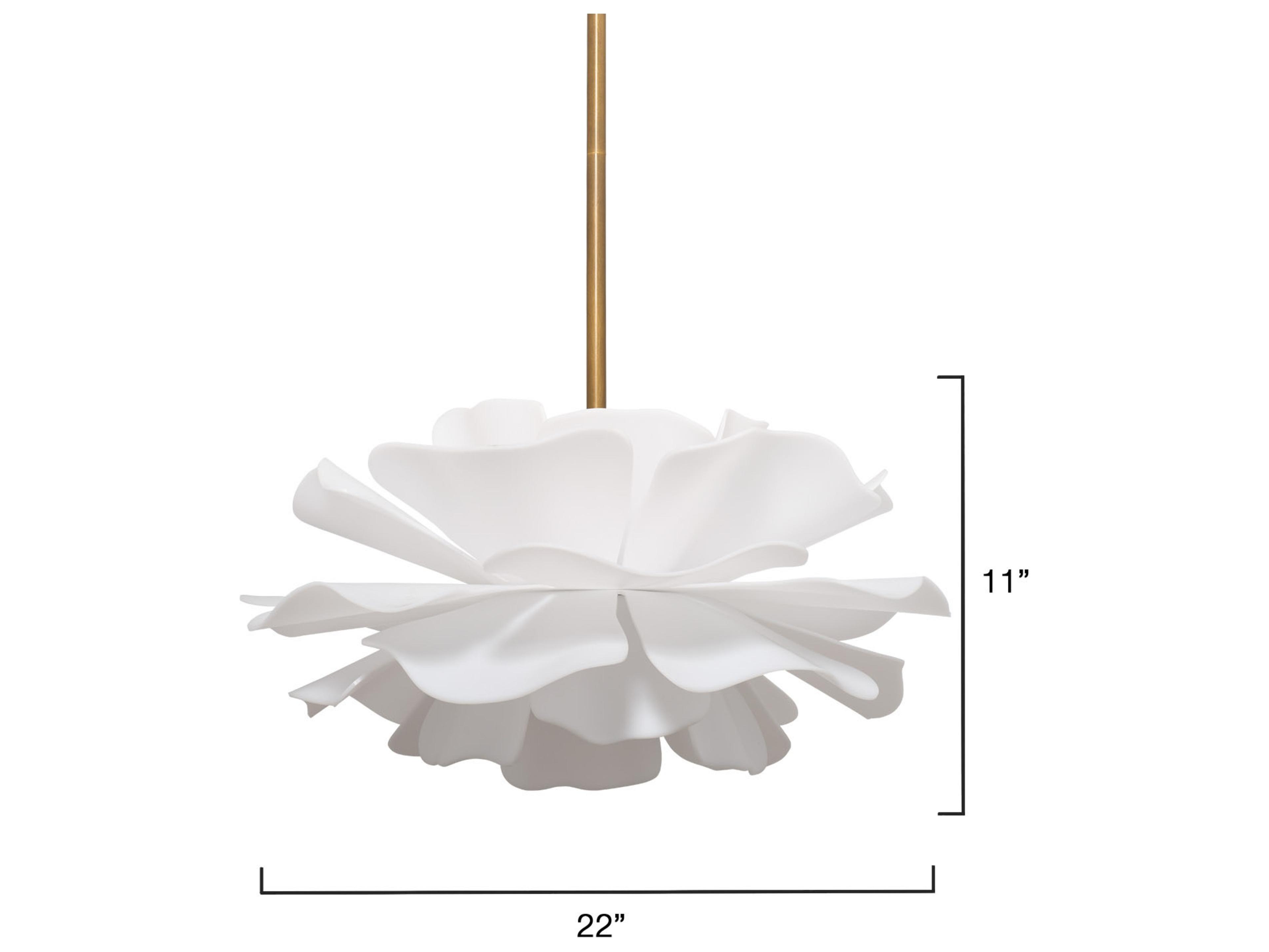 Jamie Young Zinnia 4-Light Brass Chandelier