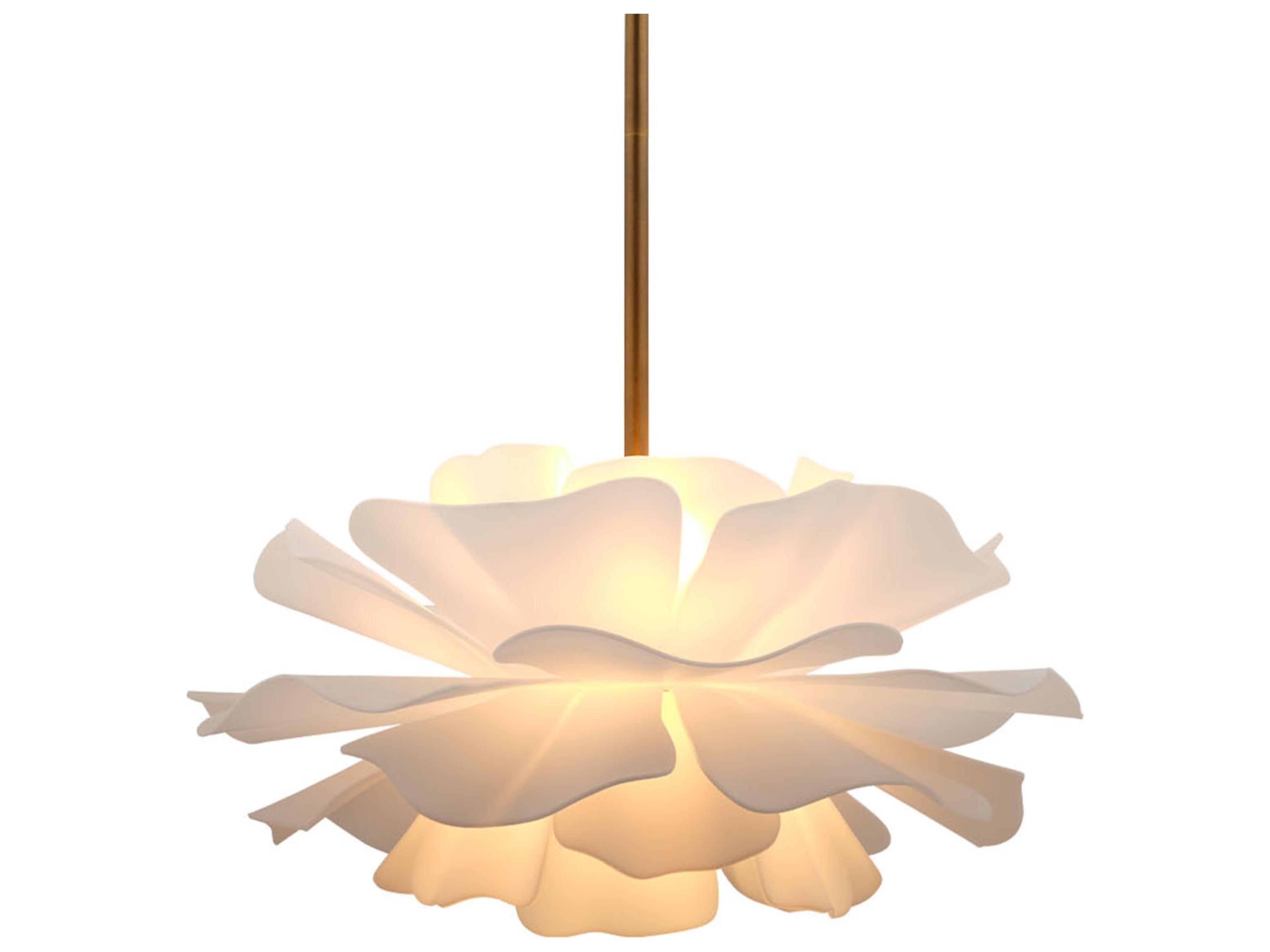 Jamie Young Zinnia 4-Light Brass Chandelier