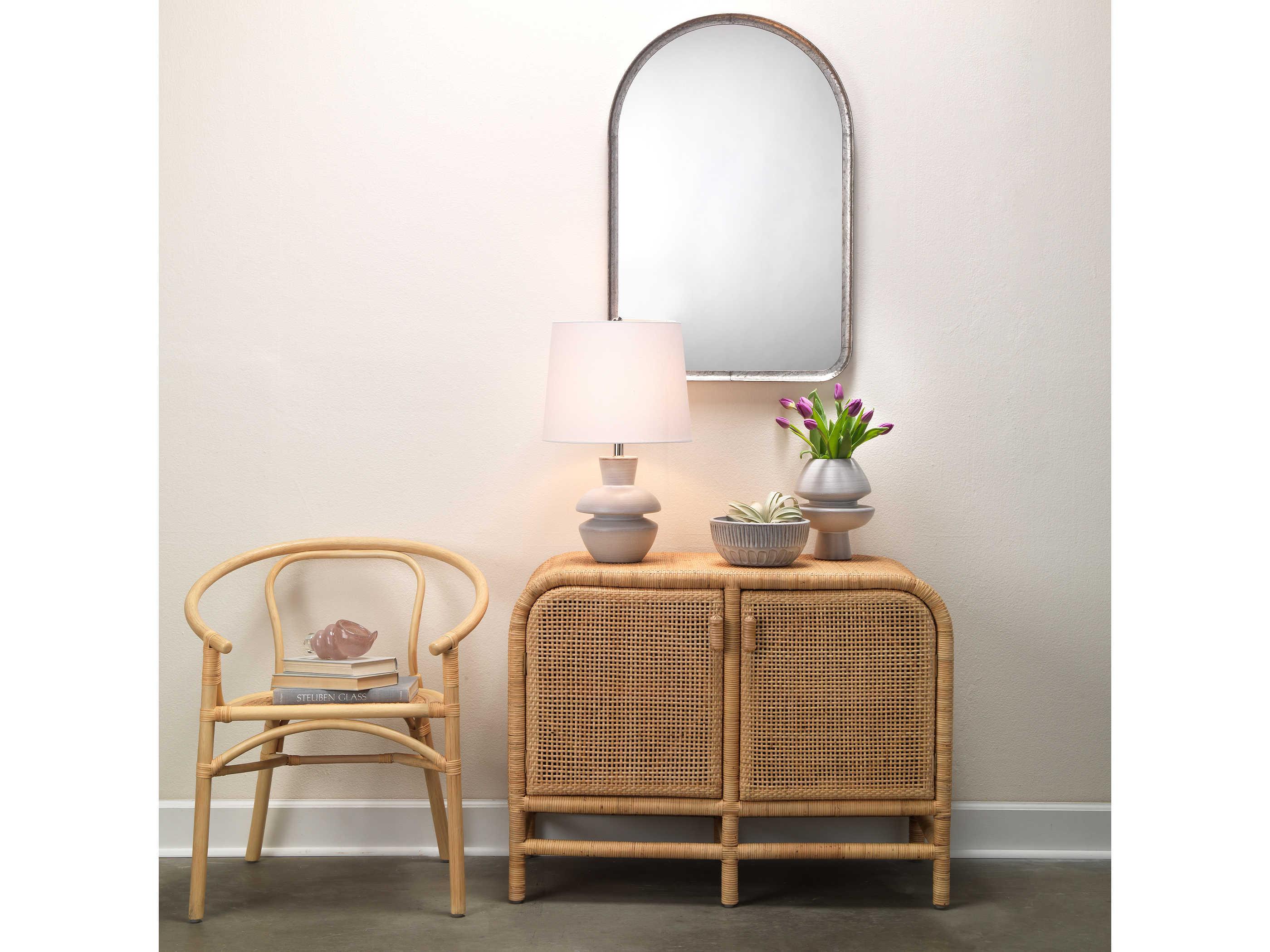 Jamie Young Arch Silver Leaf Wall Mirror