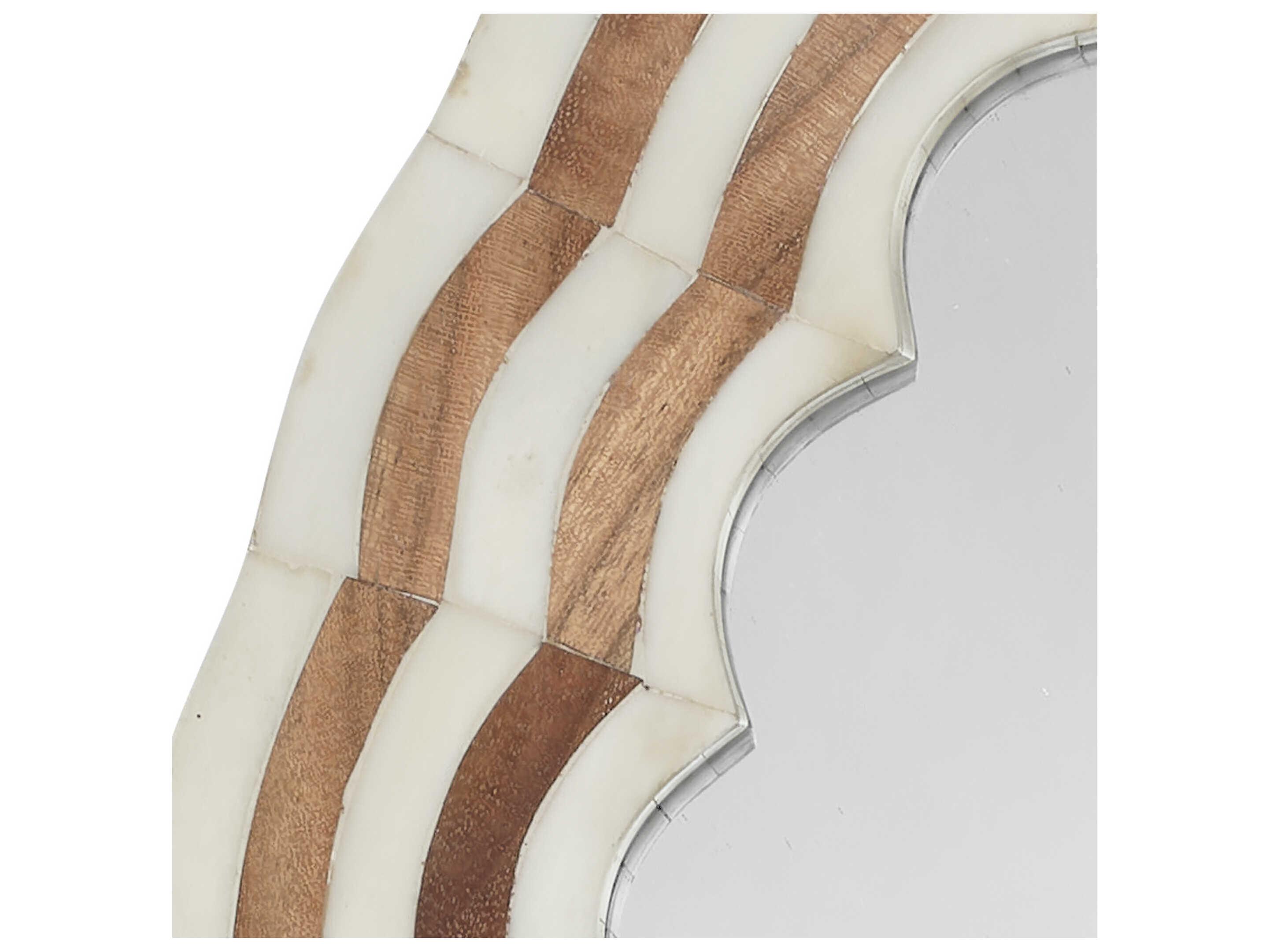 Jamie Young Bardot Natural / Bone Rectangular Wall Mirror