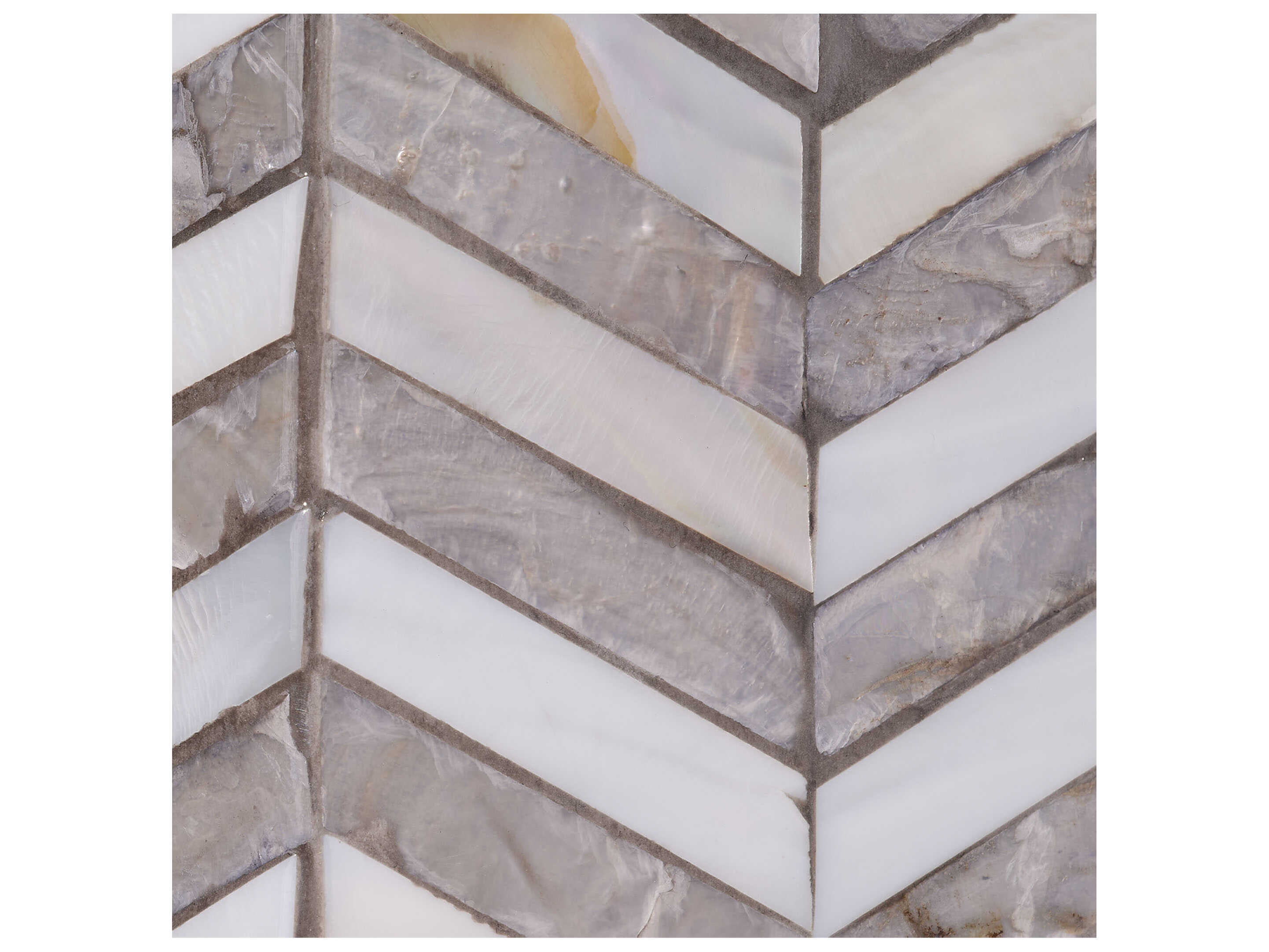 Jamie Young Beverly Mother of Pearl Grey Arch Wall Mirror