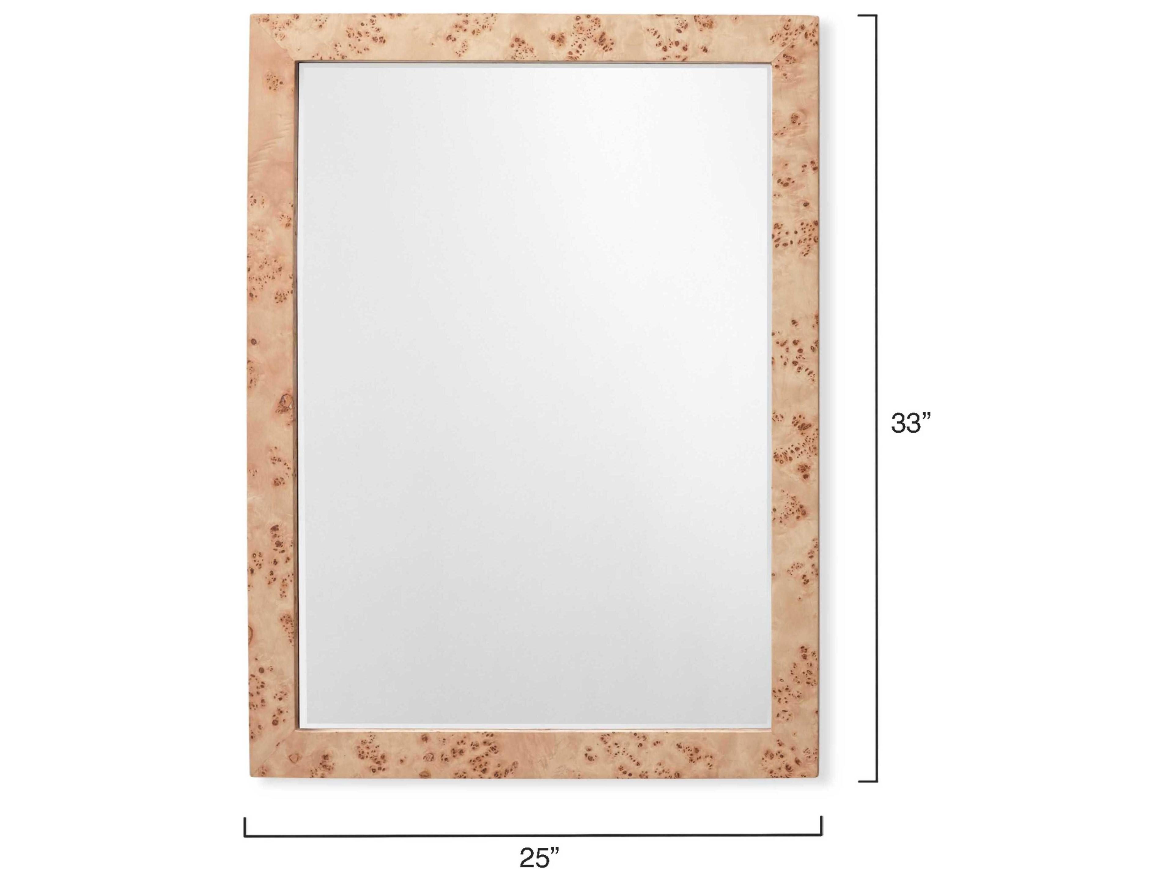 Jamie Young Chandler Natural Rectangular Wall Mirror
