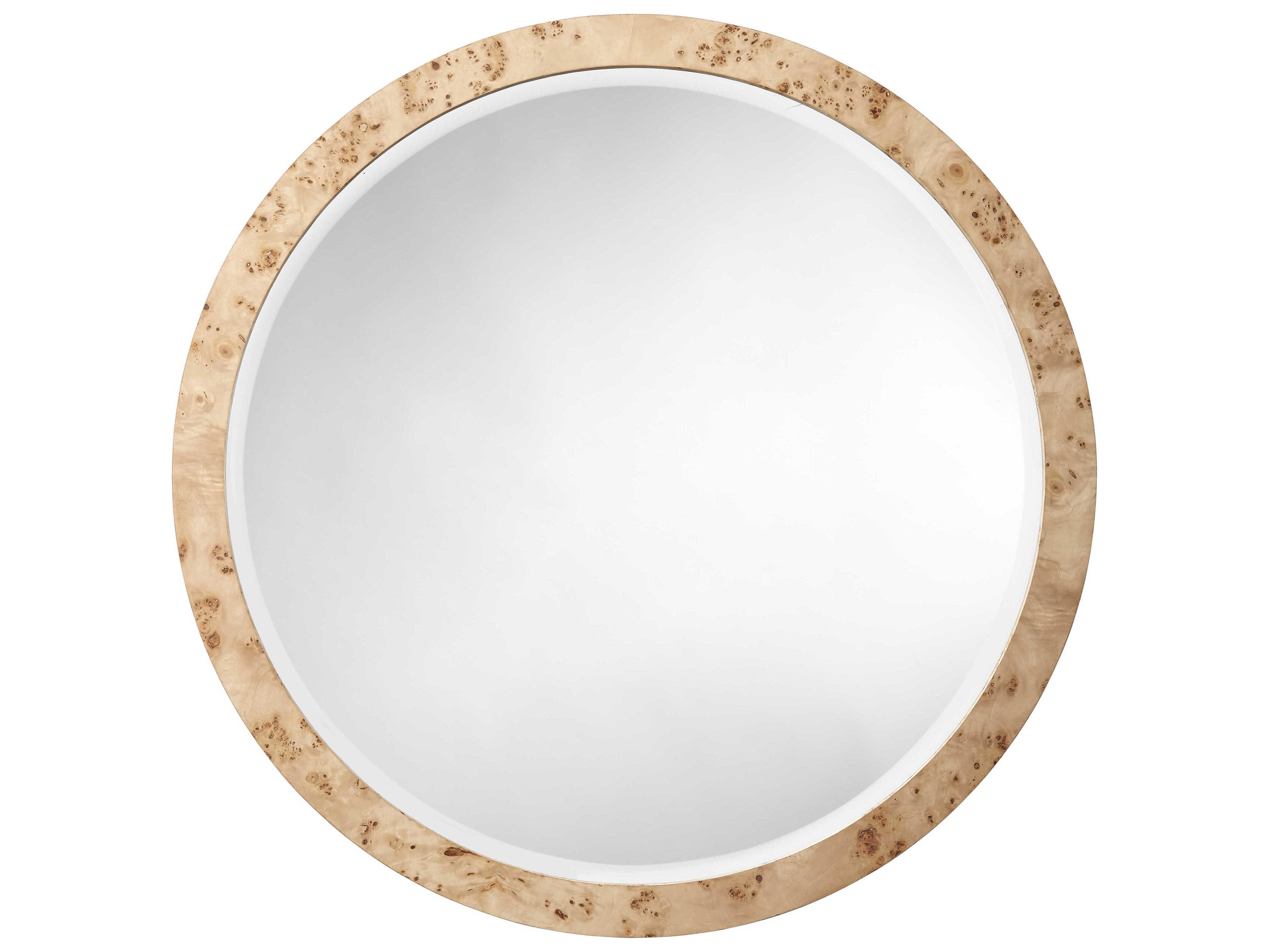 Jamie Young Chandler Natural Round Wall Mirror