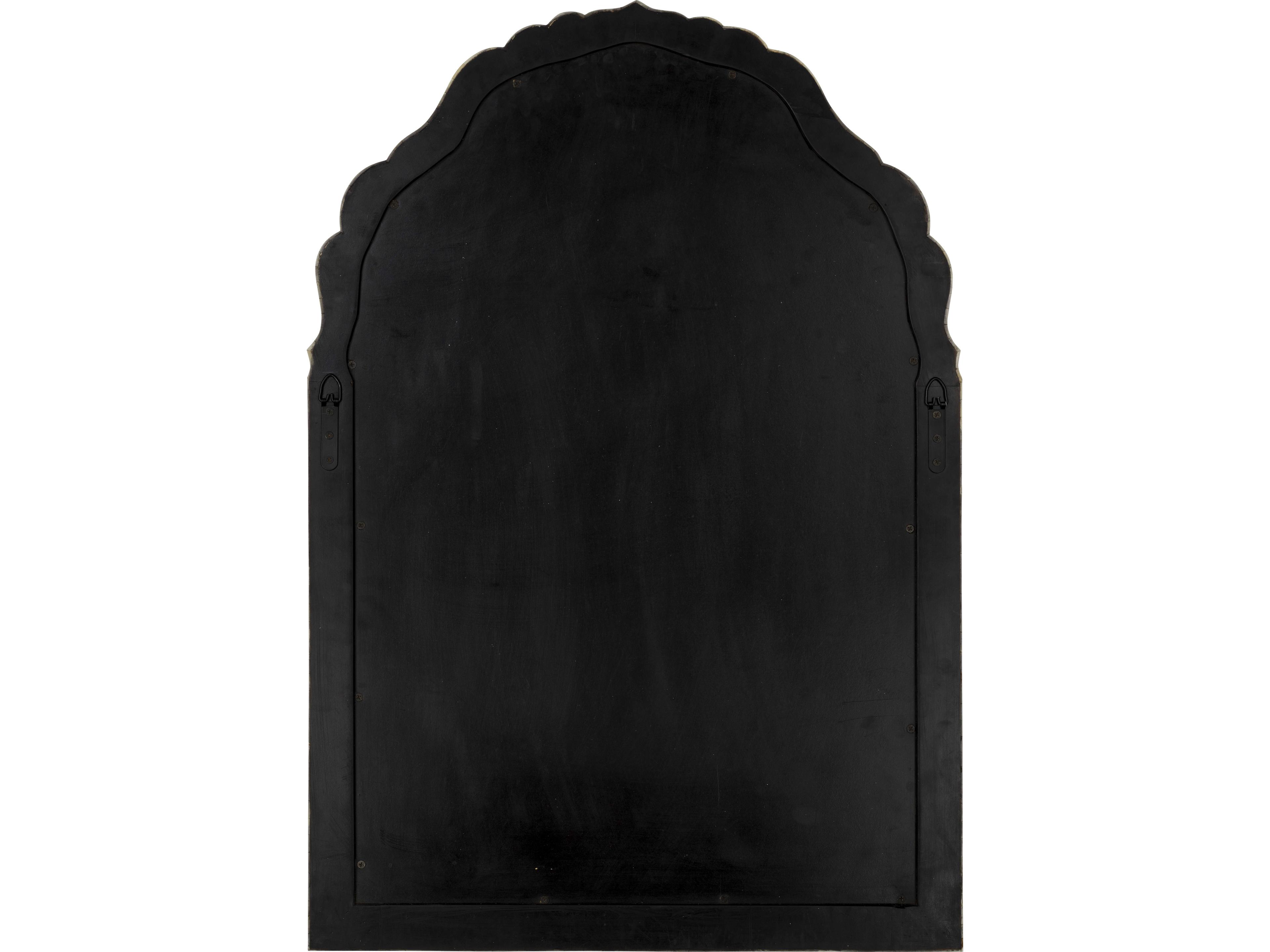 Jamie Young Chateau White Wall Mirror Sunburst