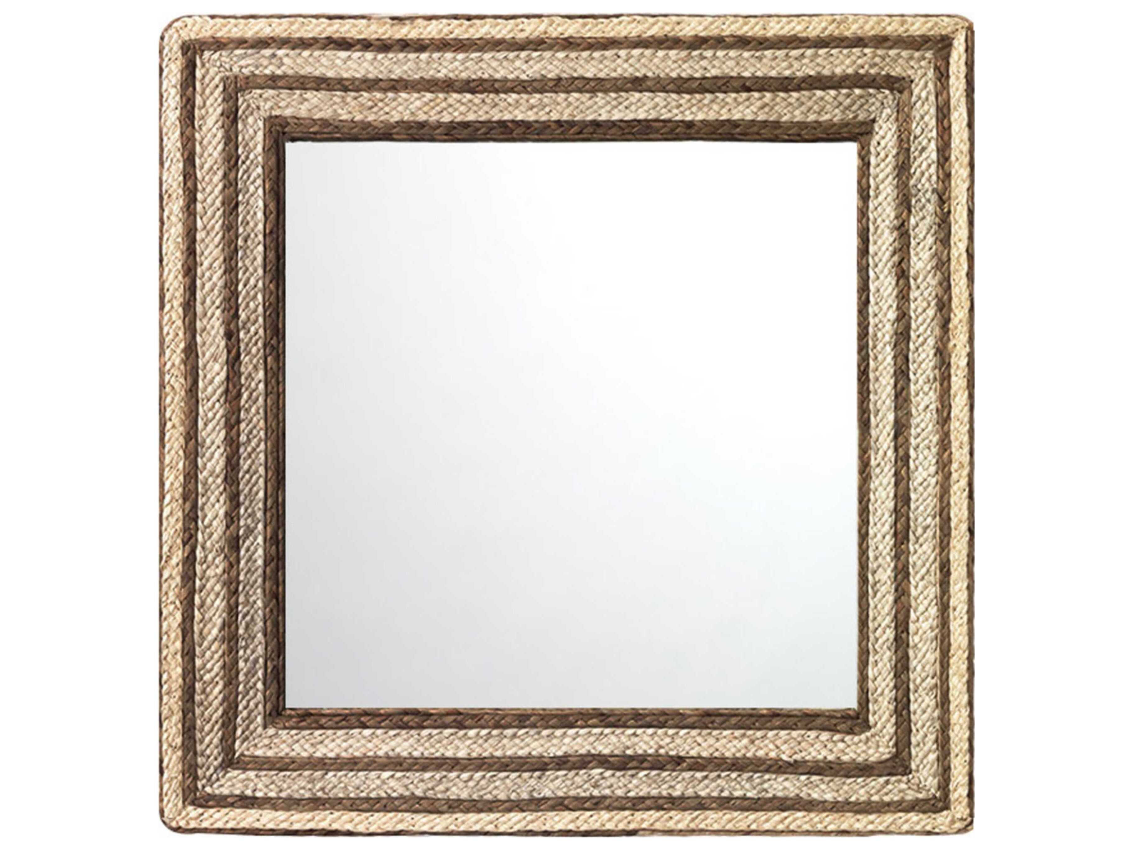 Jamie Young Evergreen Natural Square Wall Mirror