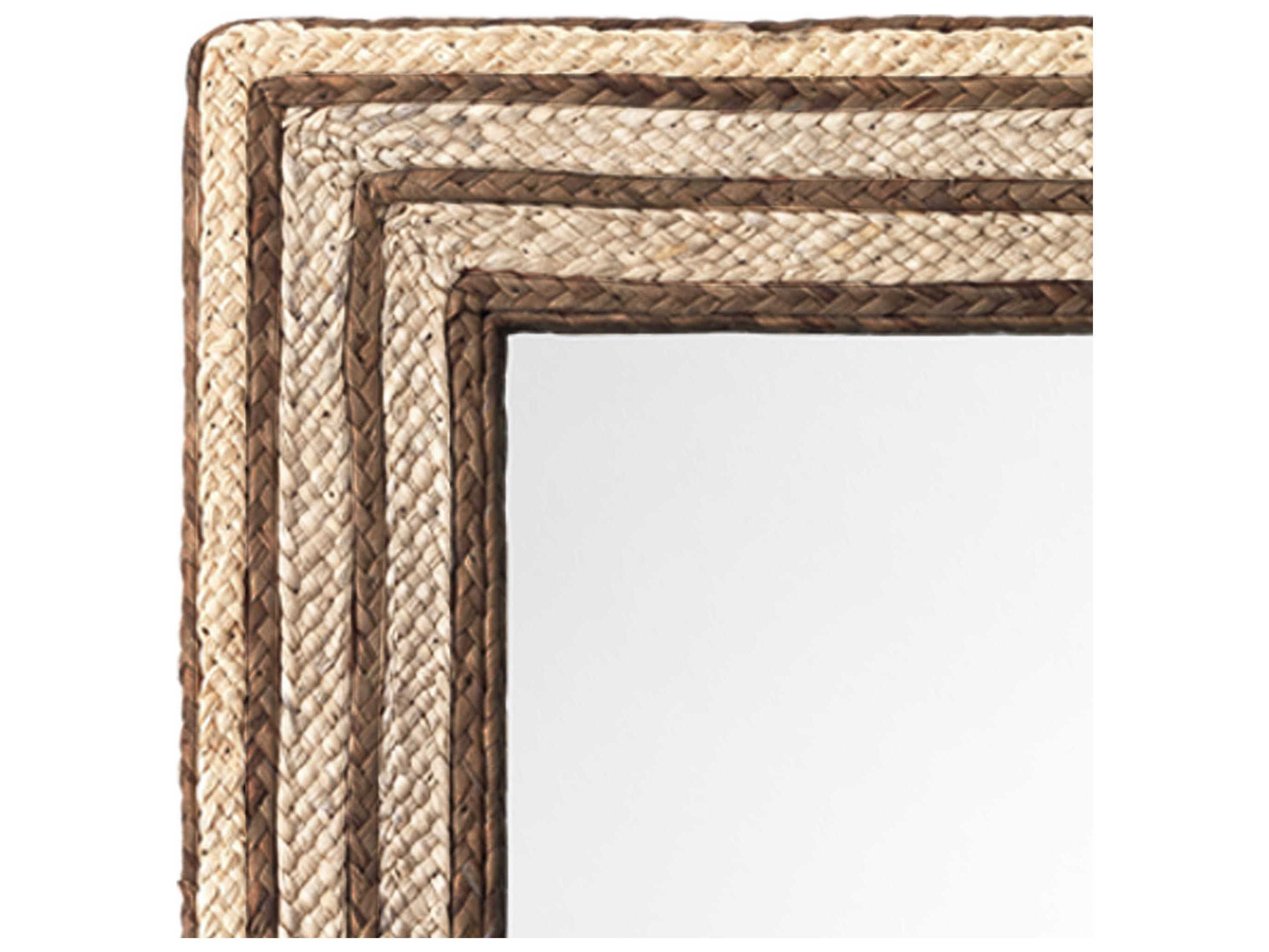 Jamie Young Evergreen Natural Square Wall Mirror