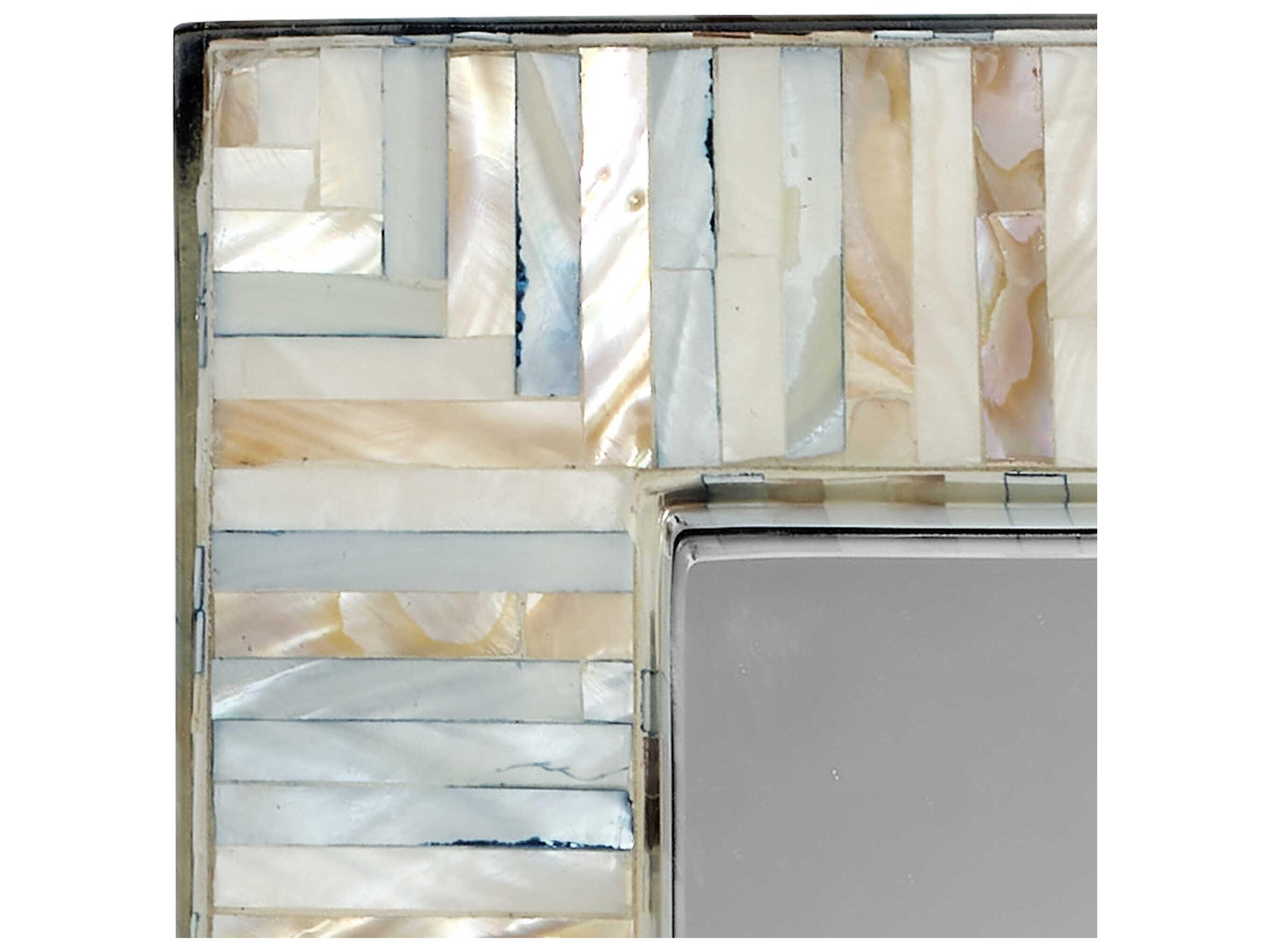 Jamie Young Heron Blue Rectangular Wall Mirror