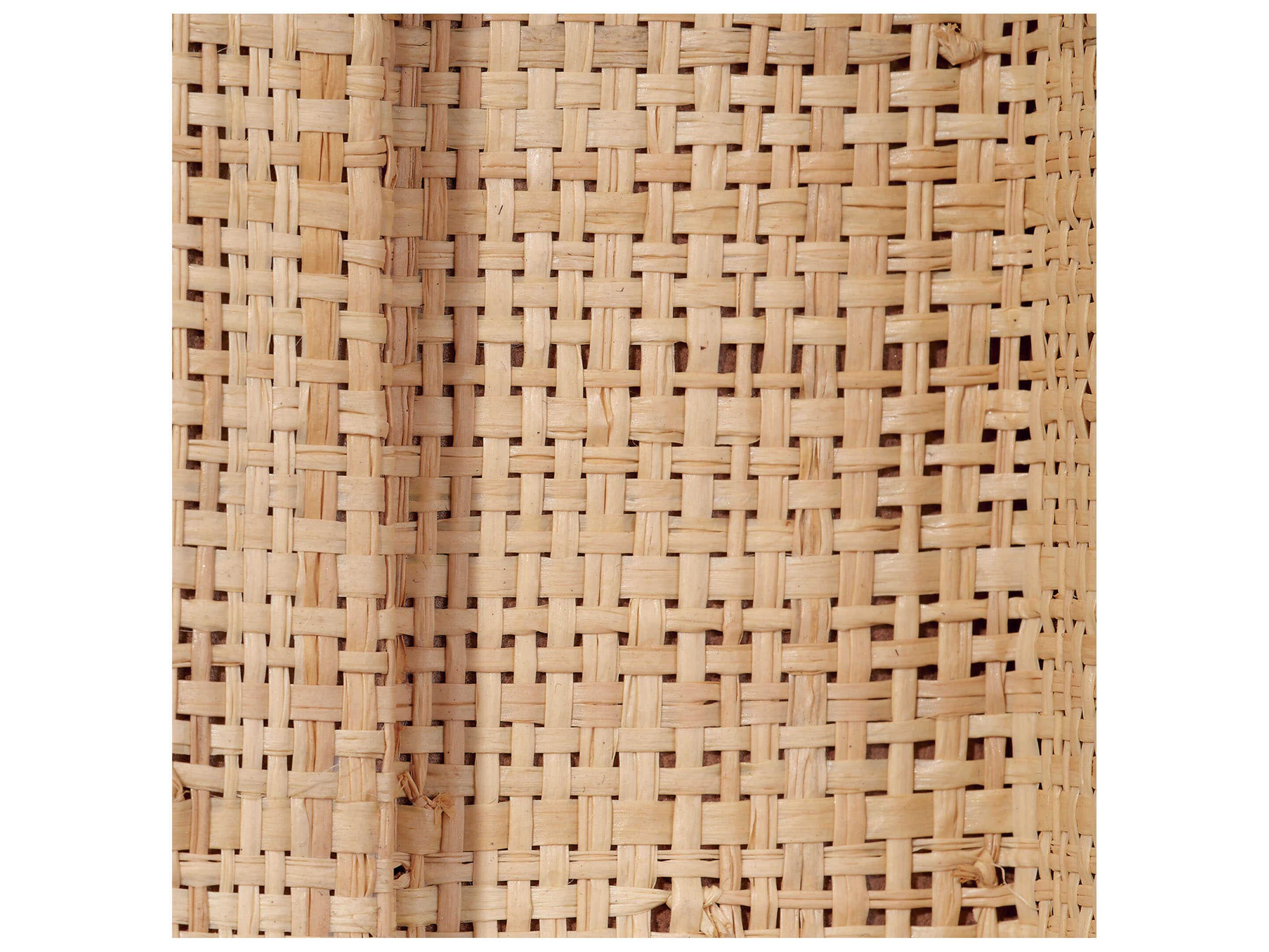 Jamie Young Hilltop Raffia Natural Rectangular Wall Mirror