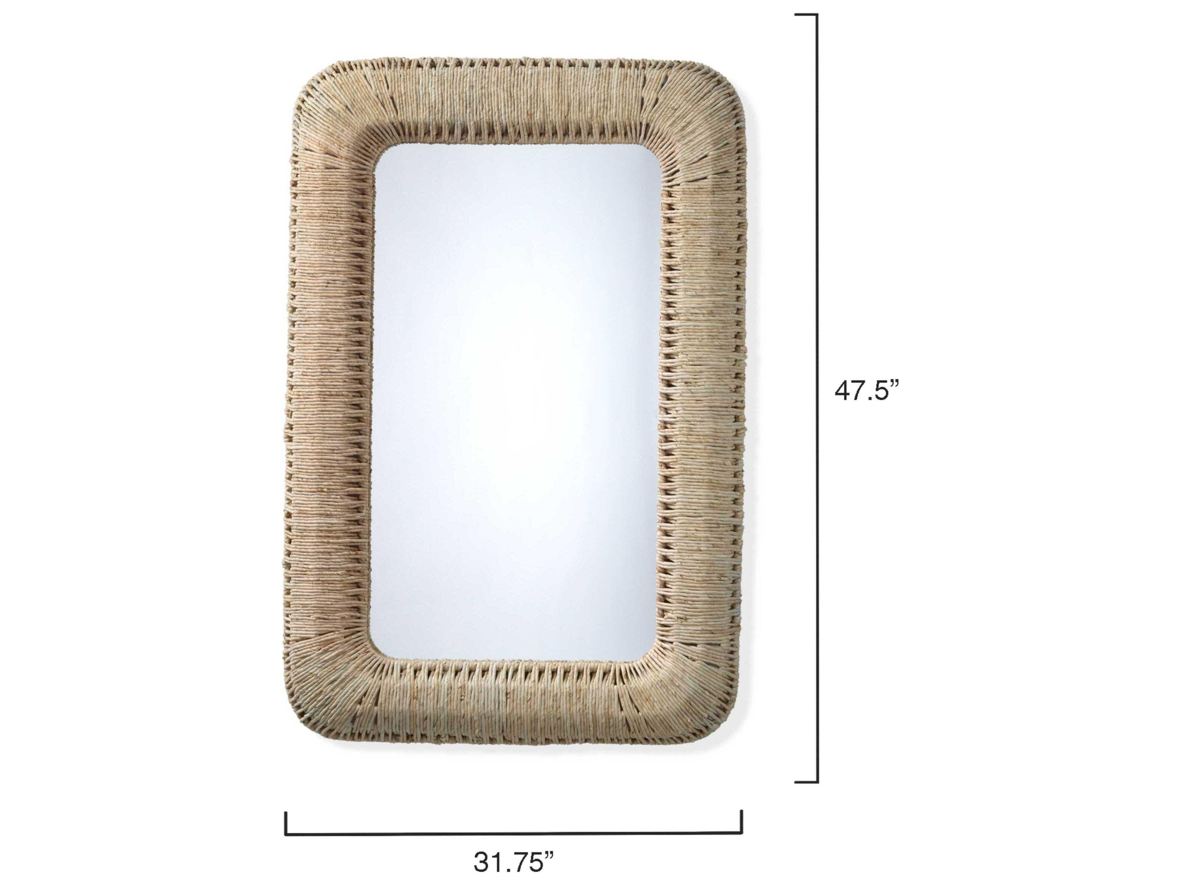 Jamie Young Hollis Off-white Wall Mirror