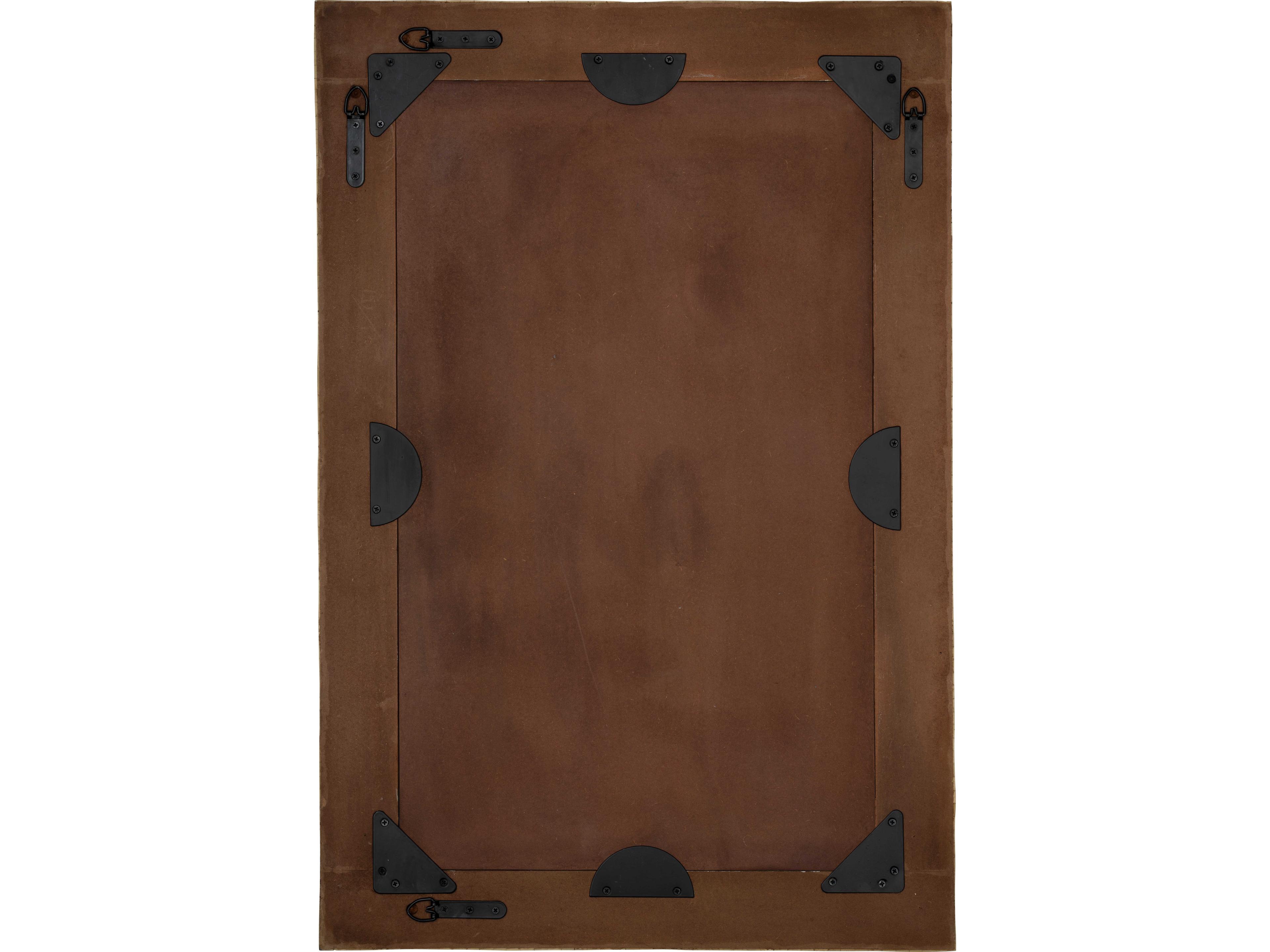 Jamie Young Interwoven Brown Wall Mirror Rectangular