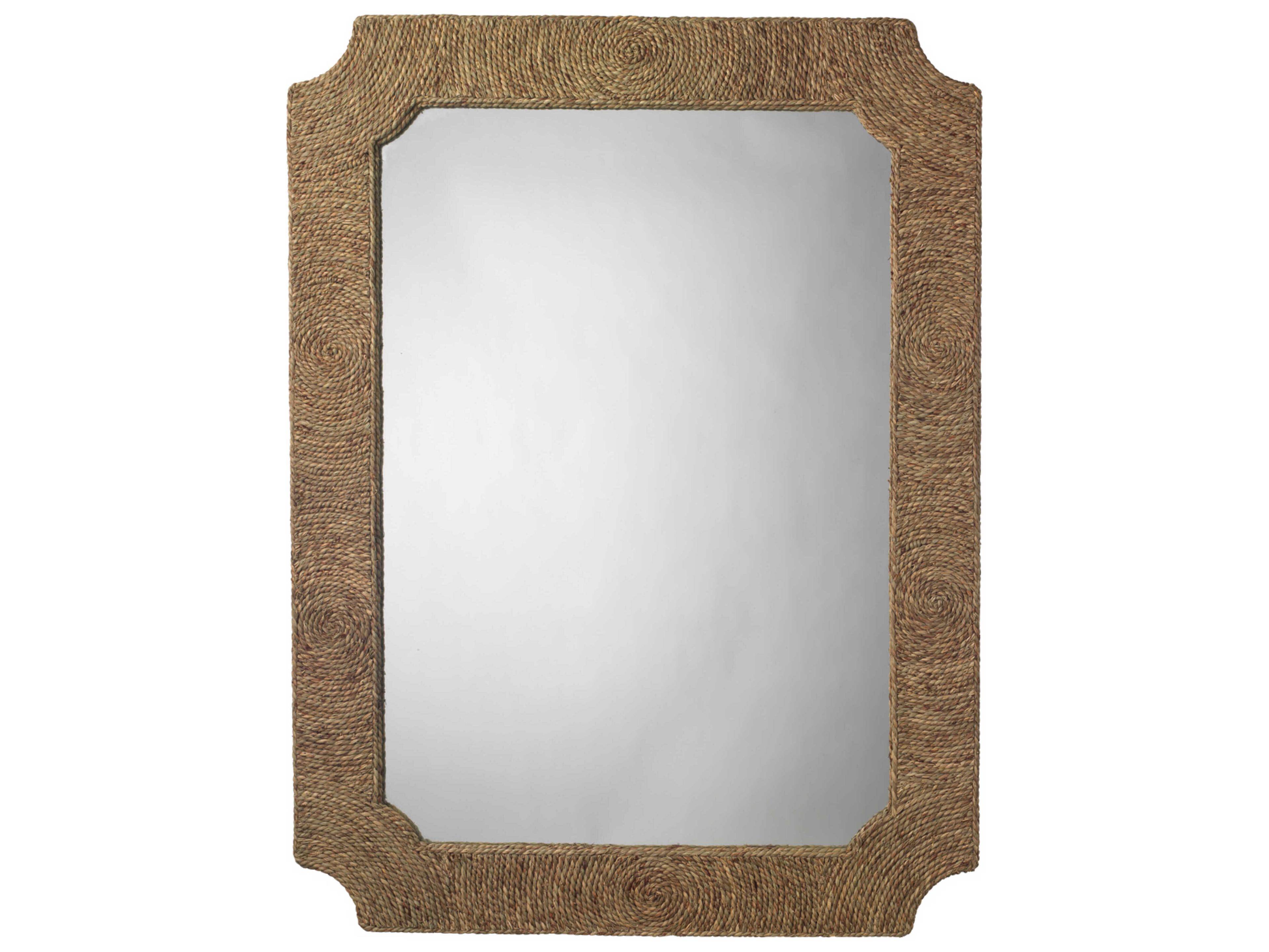 Jamie Young Marina Natural Seagrass Wall Mirror
