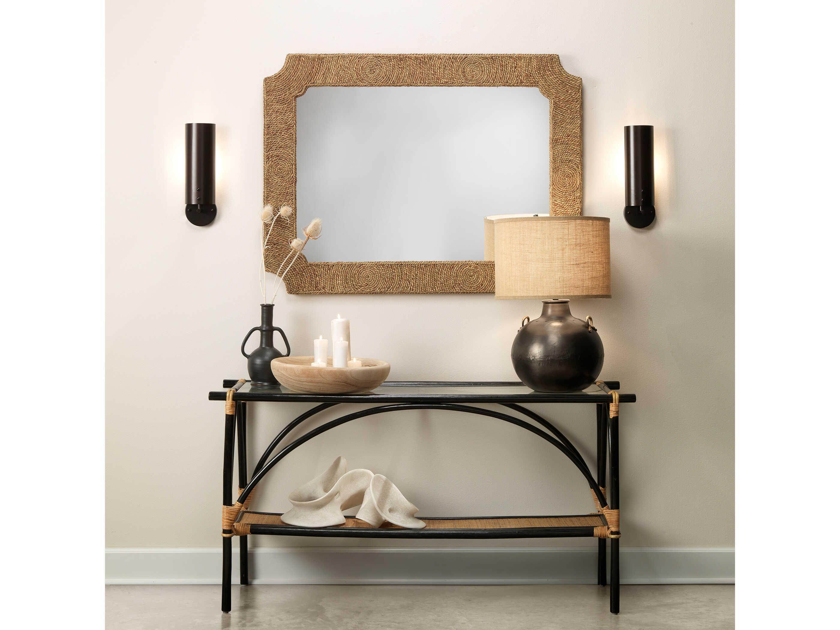 Jamie Young Marina Natural Seagrass Wall Mirror